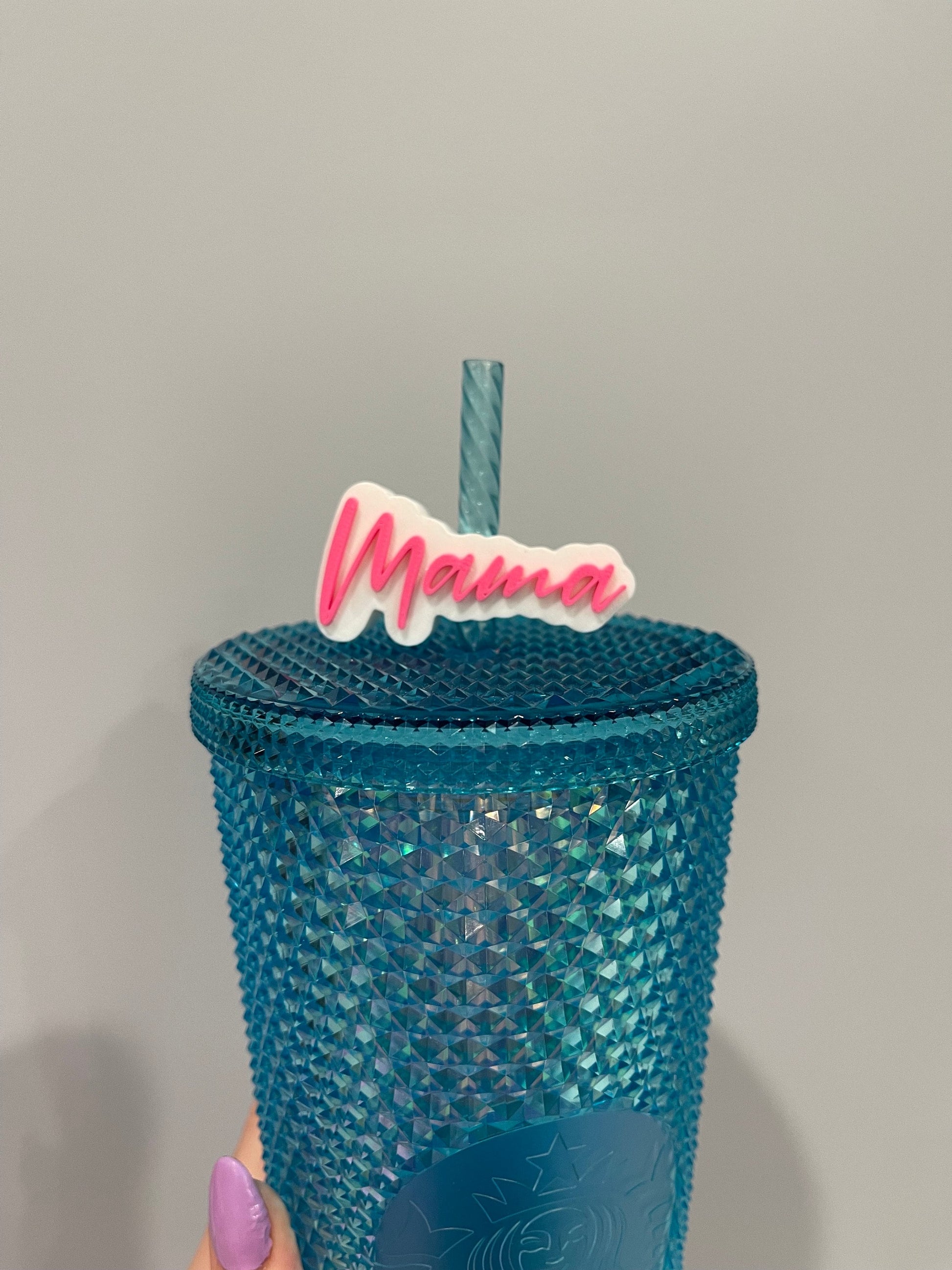 Mama Straw Topper | Yeti Charms | Straw Charm | Mother's Day Gift