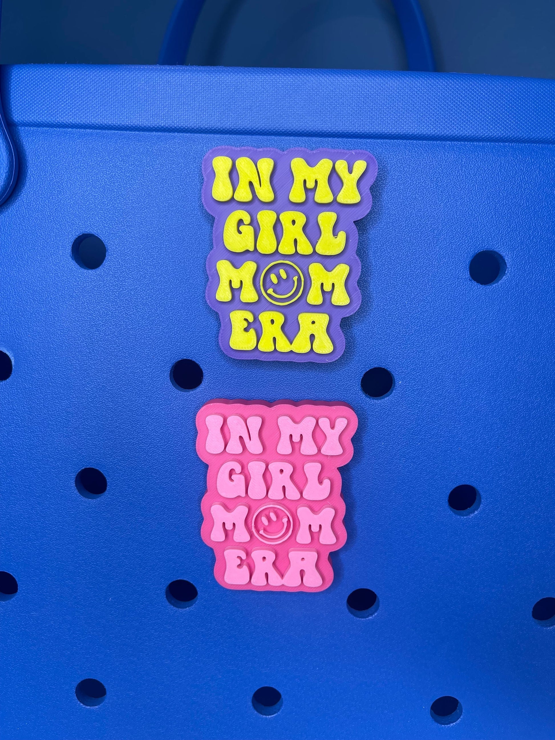 In My Girl Mom Era Bogg Bag Charm | Bogg Bag Accessories | Mama Charms | Bogg Bag Charms | Bogg Bag | Simply Southern Bag Charms