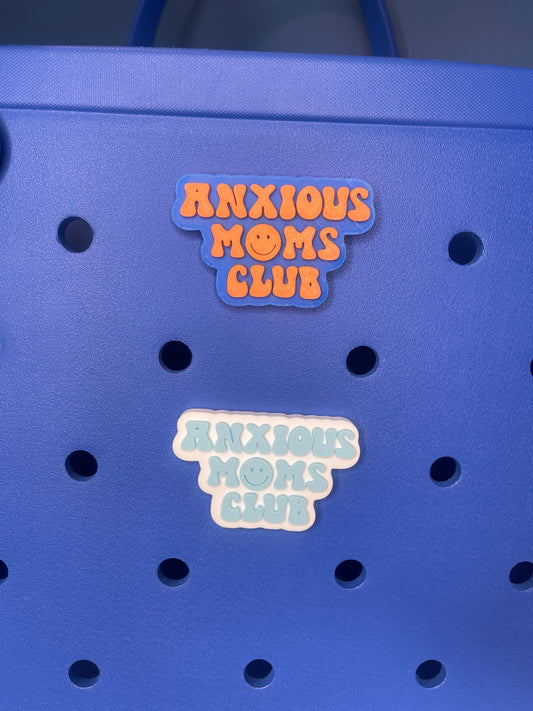 Anxious Moms Club Bogg Bag Charm | Bogg Bag Accessories | Bogg Bag Charms | Simply Southern Bag | Charms for Mom