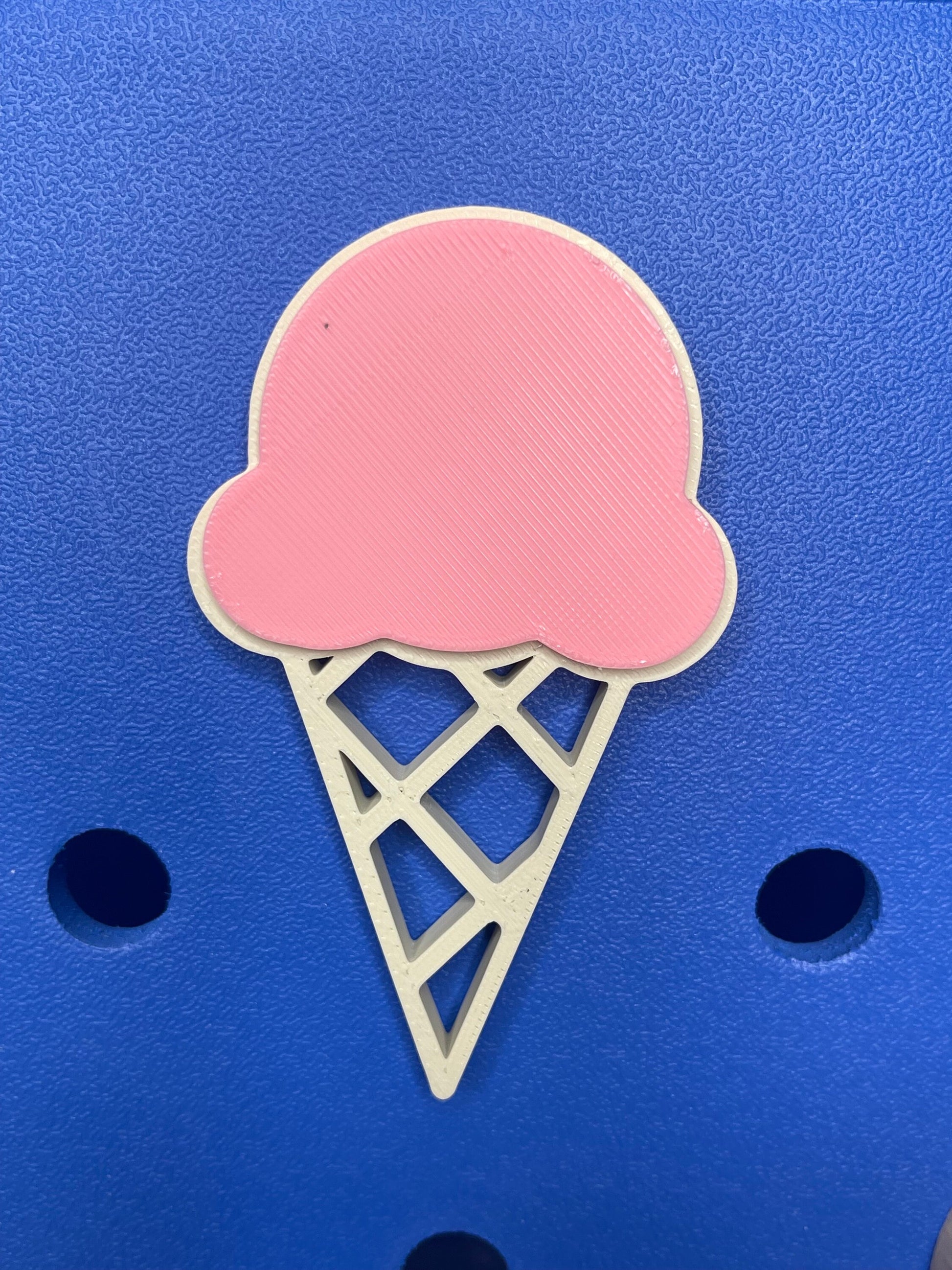 Ice Cream Cone Bogg Bag Charm | Bogg Bag Accessories | Bogg Bag Charms | Simply Southern Bag Charms | Ice Cream Charms