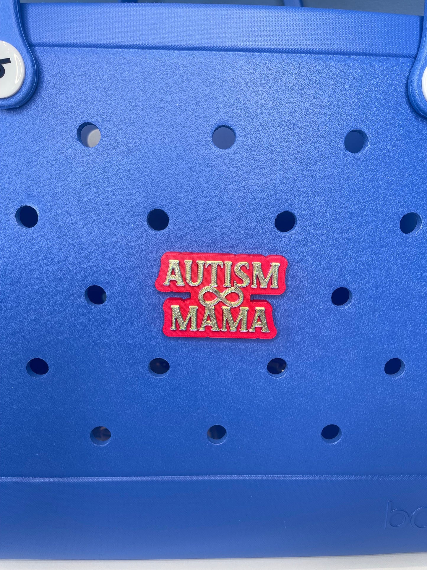 Autism Mama Bogg Bag Charm | Bogg Bag Accessories | Bogg Bag Charms | Simply Southern Charms | Autism Awareness