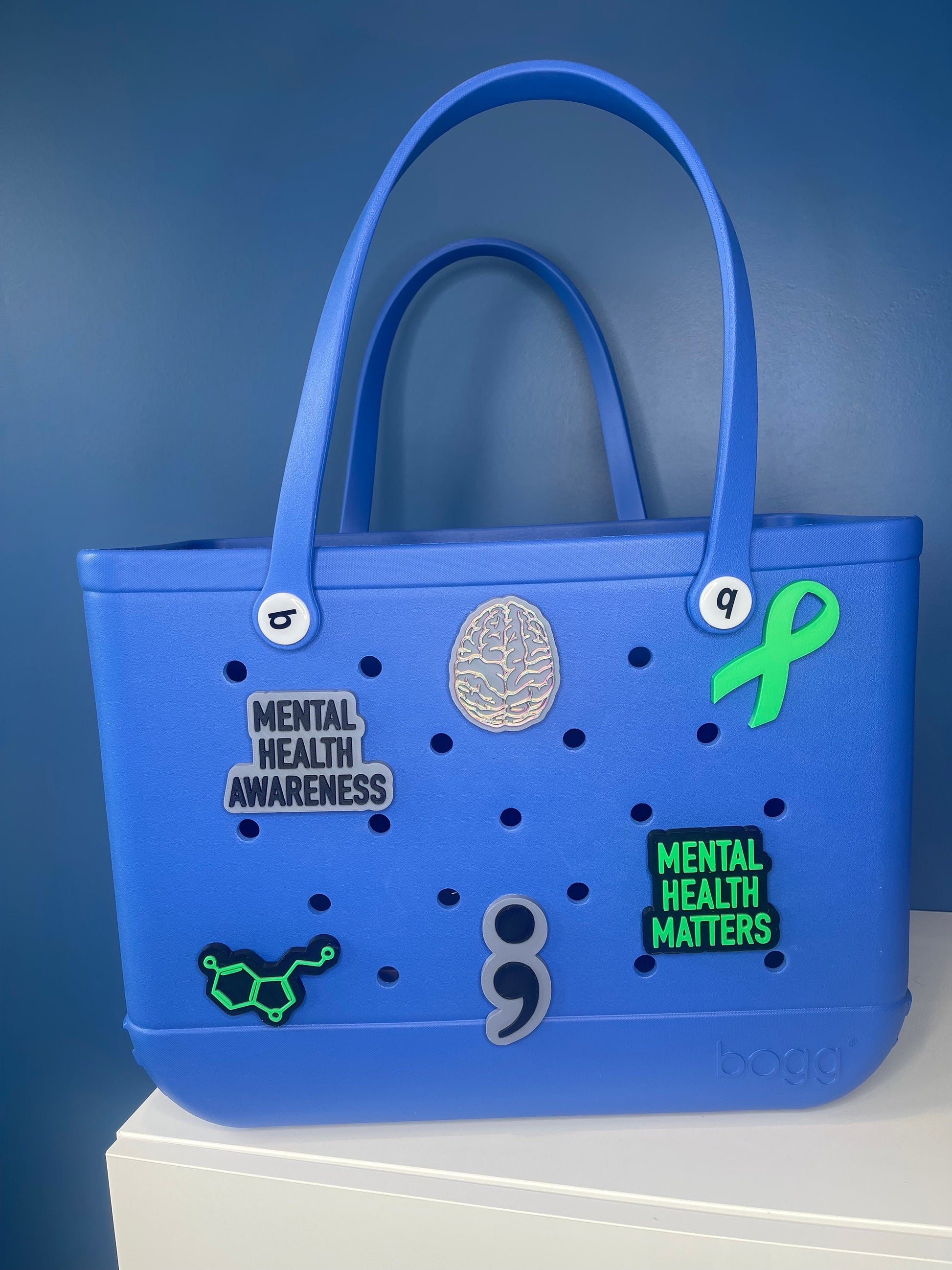 Brain Bogg Bag Charm | Bogg Bag Accessories | Bogg Bag Charms | Bogg Bag | Simply Southern Bag Charms | Mental Health Matters