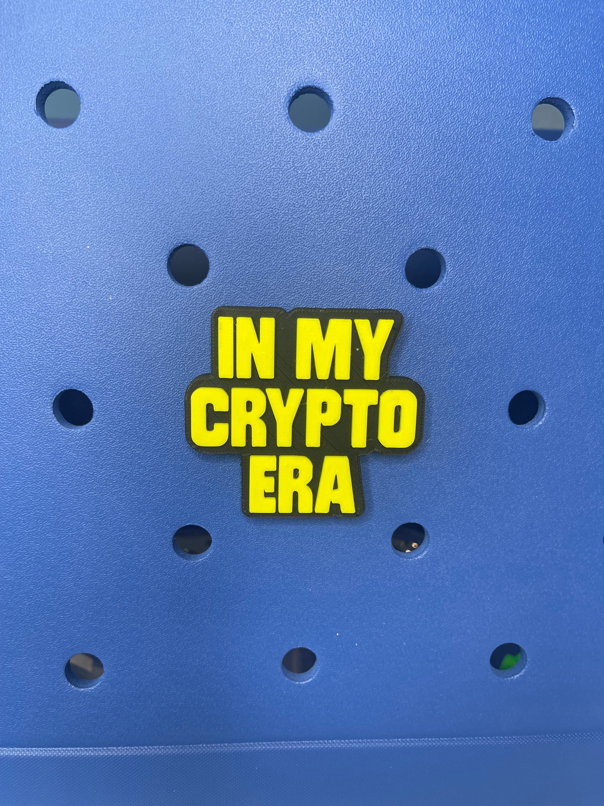 In My Crypto Era Bogg Bag Charm | Bogg Bag Accessories | Mama Charms | Bogg Bag Charms | Bogg Bag | Simply Southern Bag Charms