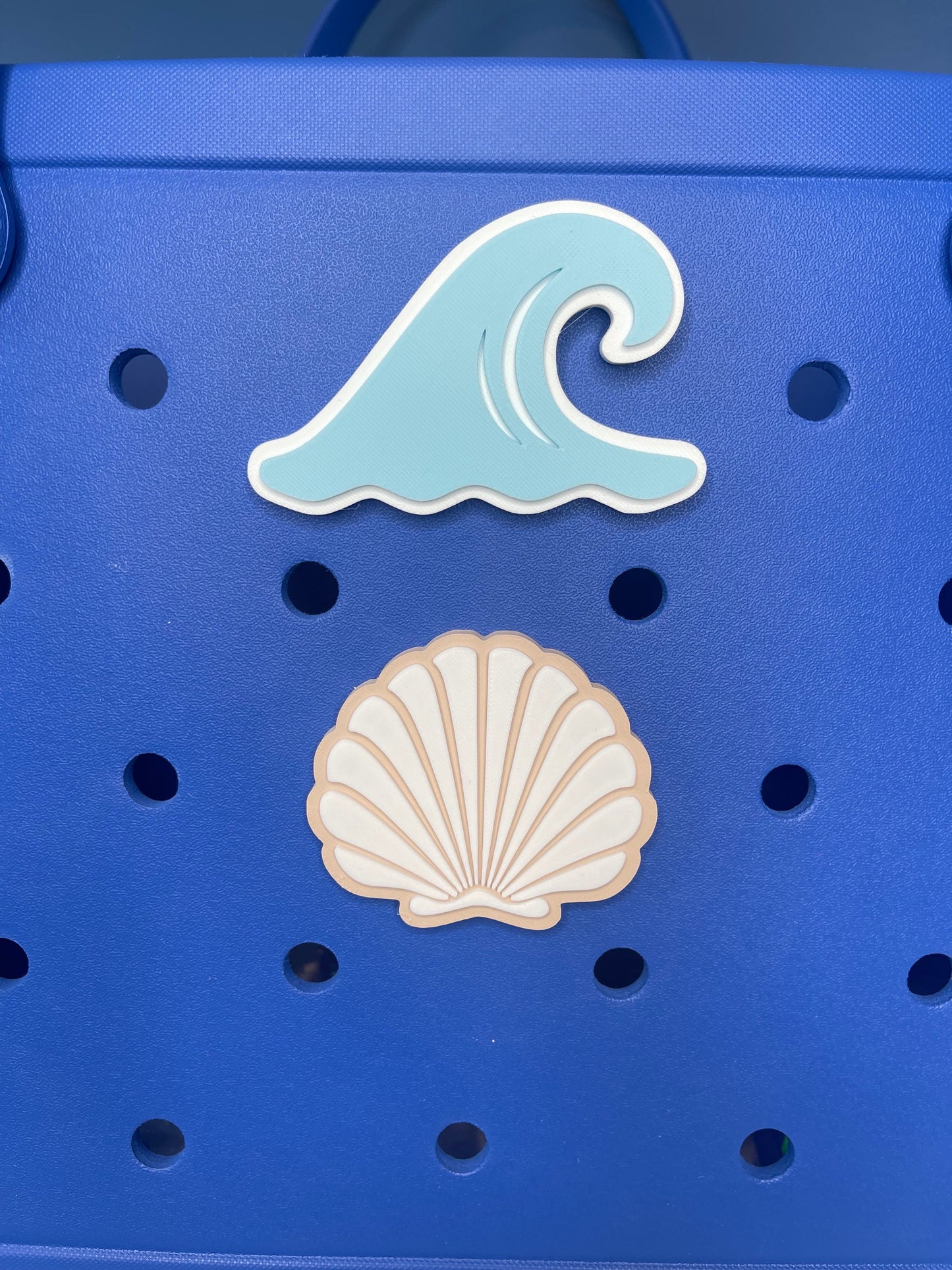 Wave Bogg Bag Charm | Bogg Bag Accessories | Beach Charms | Bogg Bag Charms | Bogg Bag | Simply Southern Bag Charms