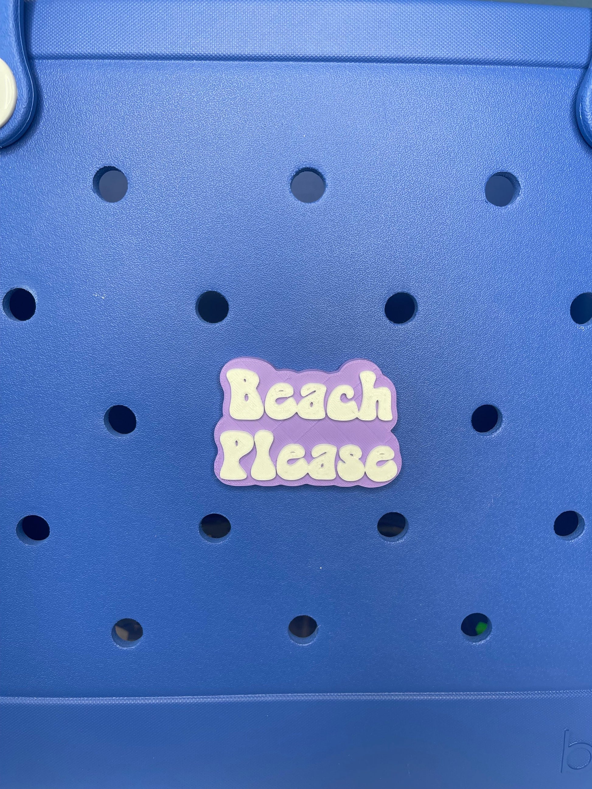 Beach Please Bogg Bag Charm | Bogg Bag Accessories | Beach Charms | Bogg Bag Charms | Bogg Bag | Simply Southern Bag Charms