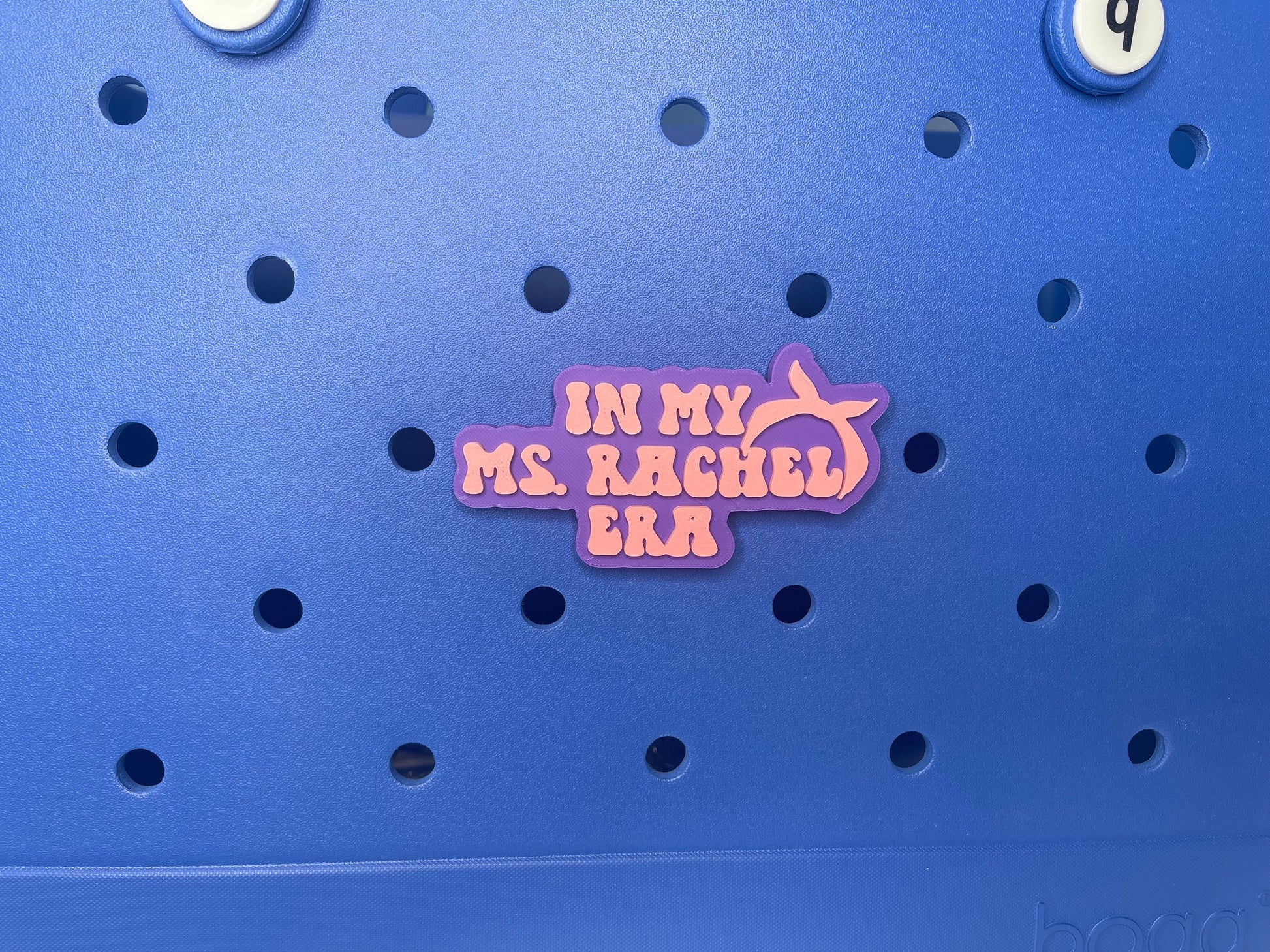 In My Girl Ms. Rachel Era Bogg Bag Charm | Bogg Bag Accessories | Mama Charms | Bogg Bag Charms | Bogg Bag | Simply Southern Bag Charms