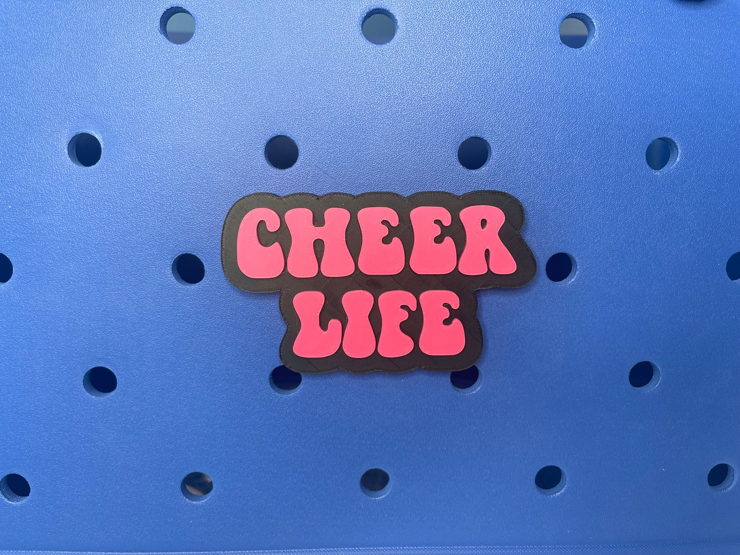 Cheer Life Bogg Bag Charm | Bogg Bag Accessories | Cheerleading Charms | Bogg Bag Charms | Bogg Bag | Simply Southern Bag Charms