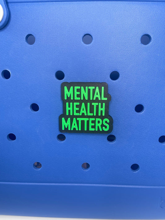 Mental Health Matters Bogg Bag Charm | Bogg Bag Accessories | Bogg Bag Charms | Simply Southern Charms