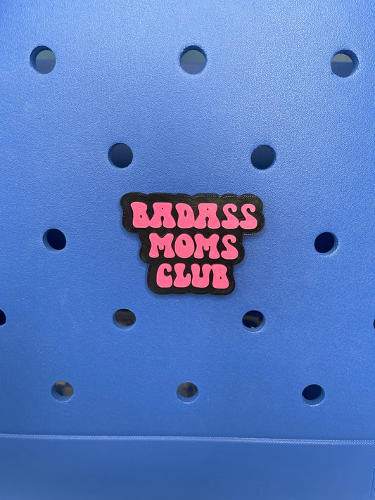 Bada** Moms Club Bogg Bag Charm | Bogg Bag Accessories | Bogg Bag Charms | Simply Southern Charms