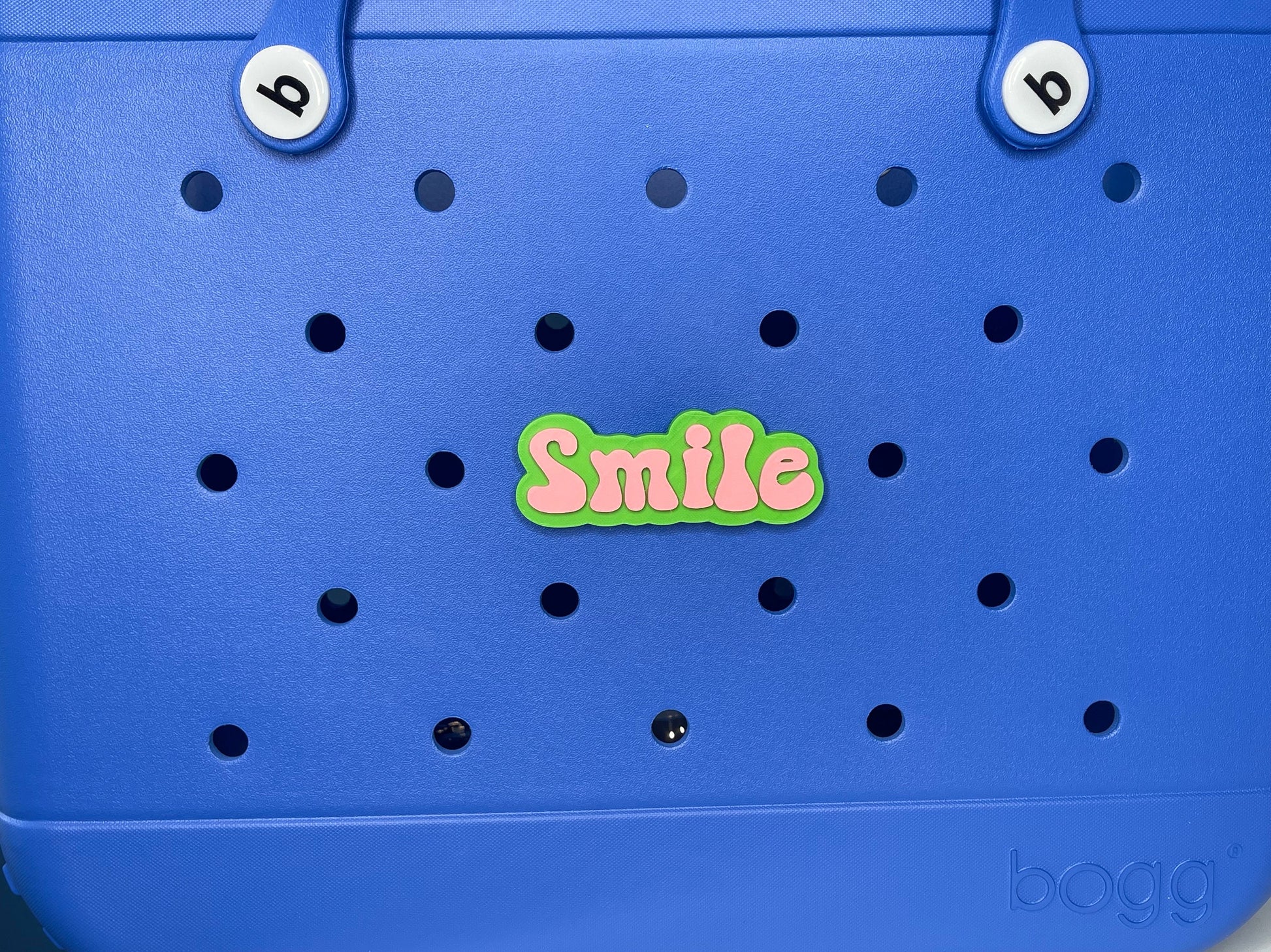 Smile Bogg Bag Charm | Bogg Bag Accessories | Meditation Charms | Bogg Bag Charms | Bogg Bag | Simply Southern Bag Charms