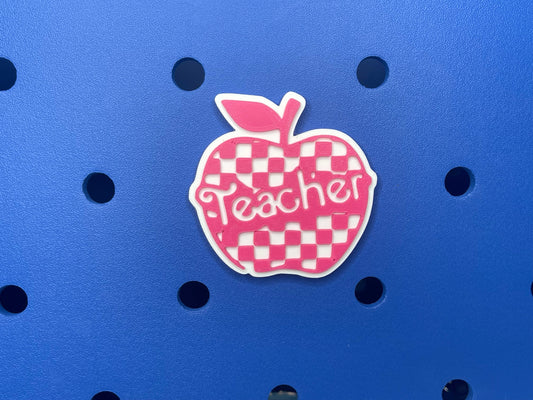 Teacher Bogg Bag Charm | Bogg Bag Accessories | Teacher Charms | Bogg Bag Charms | Bogg Bag | Simply Southern Bag Charms