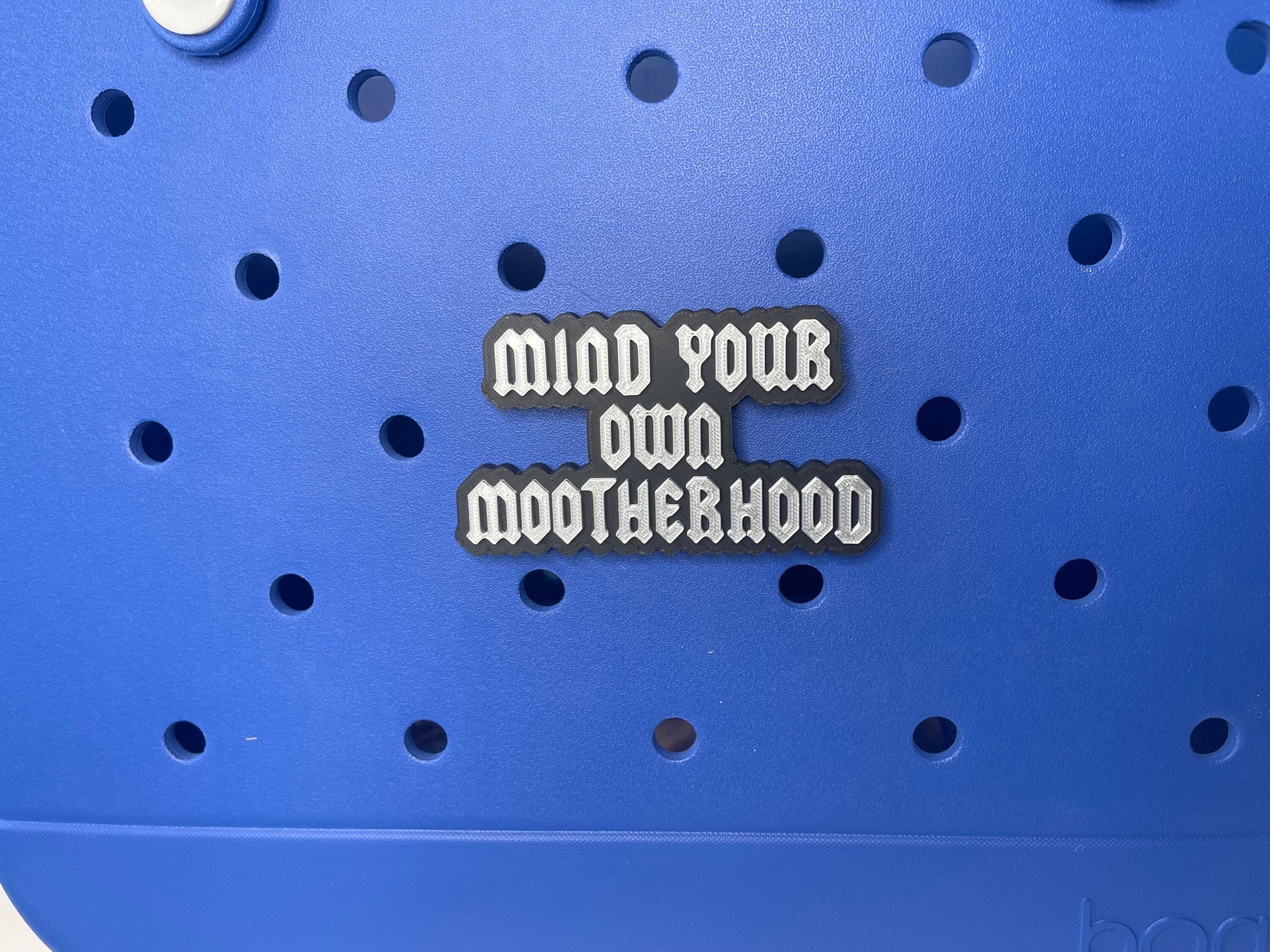 Mind Your Own Motherhood Bogg Bag Charm | Bogg Bag Accessories | Bogg Bag | Simply Southern Bag Charms | Rockstar Mama