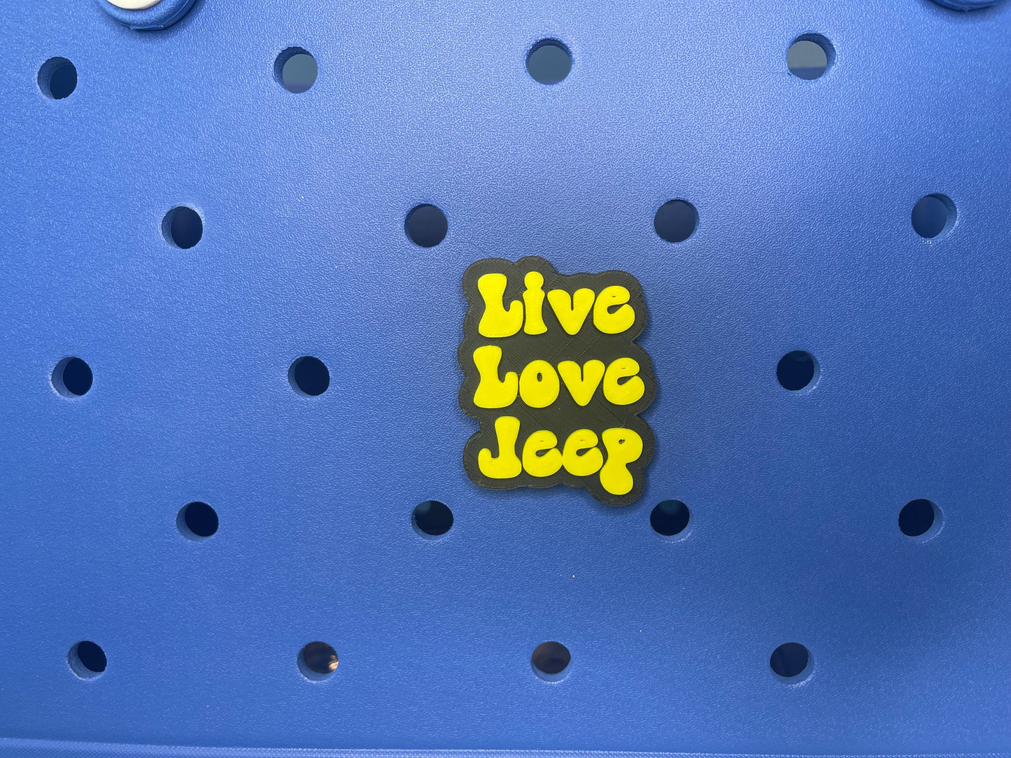 Live Love Jeep Bogg Bag Charm | Bogg Bag Accessories | Bogg Bag Charms | Bogg Bag | Simply Southern Bag Charms | Jeep Lovers