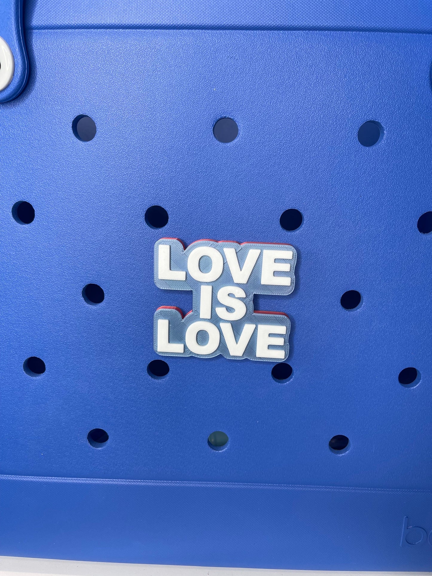 Love is Love Bogg Bag Charm | Bogg Bag Accessories | Pride Charms | Bogg Bag Charms | Bogg Bag | Simply Southern Bag Charms