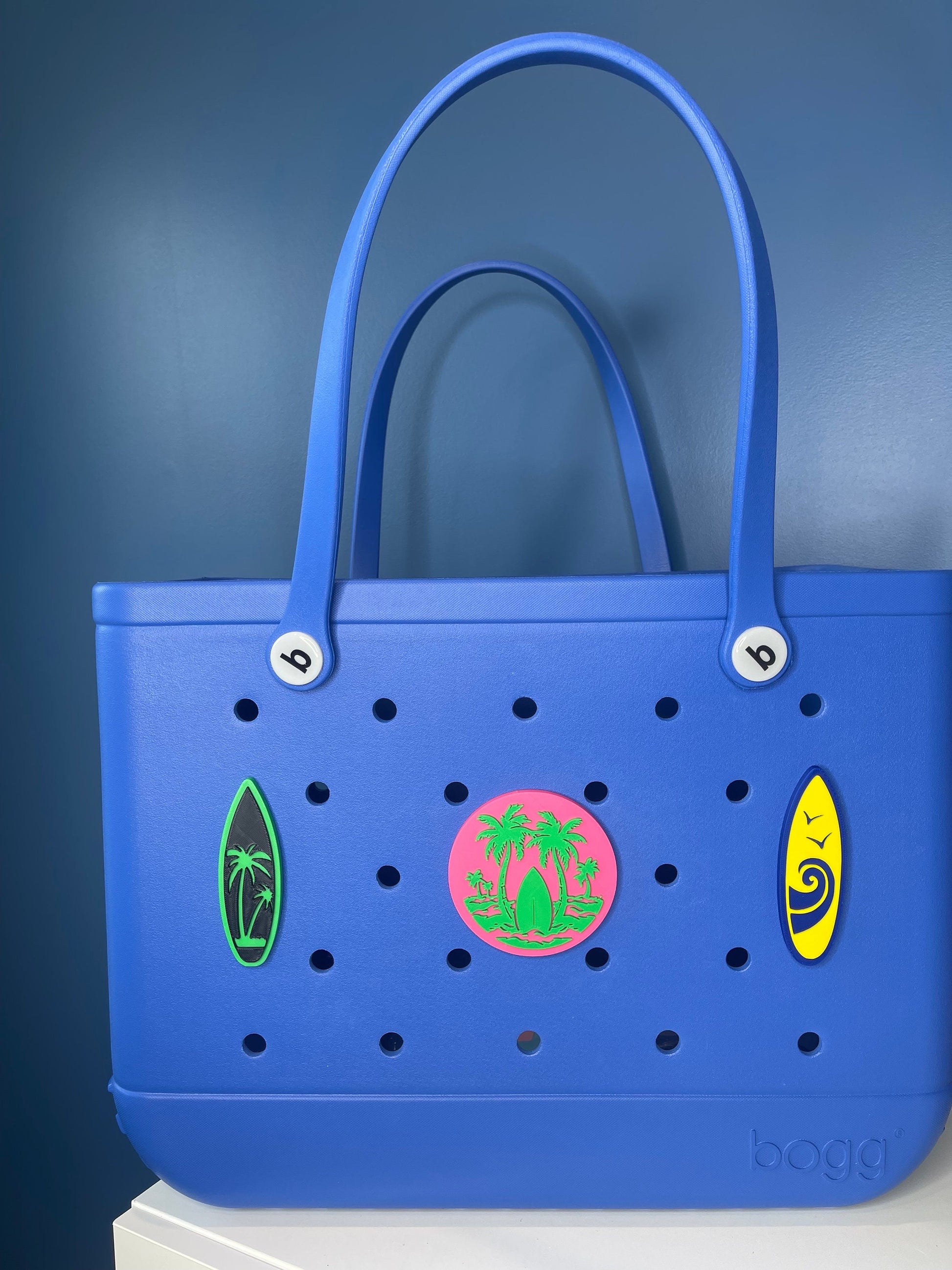 Surf Board Wave Bogg Bag Charm | Bogg Bag Accessories | Surfing Charms | Bogg Bag Charms | Bogg Bag | Simply Southern Bag Charms