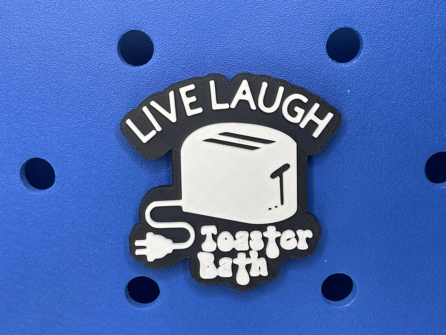 Live Laugh Toaster Bath Bogg Bag Charm | Bogg Bag Accessories | Bogg Bag Charms | Bogg Bag | Simply Southern Bag Charms