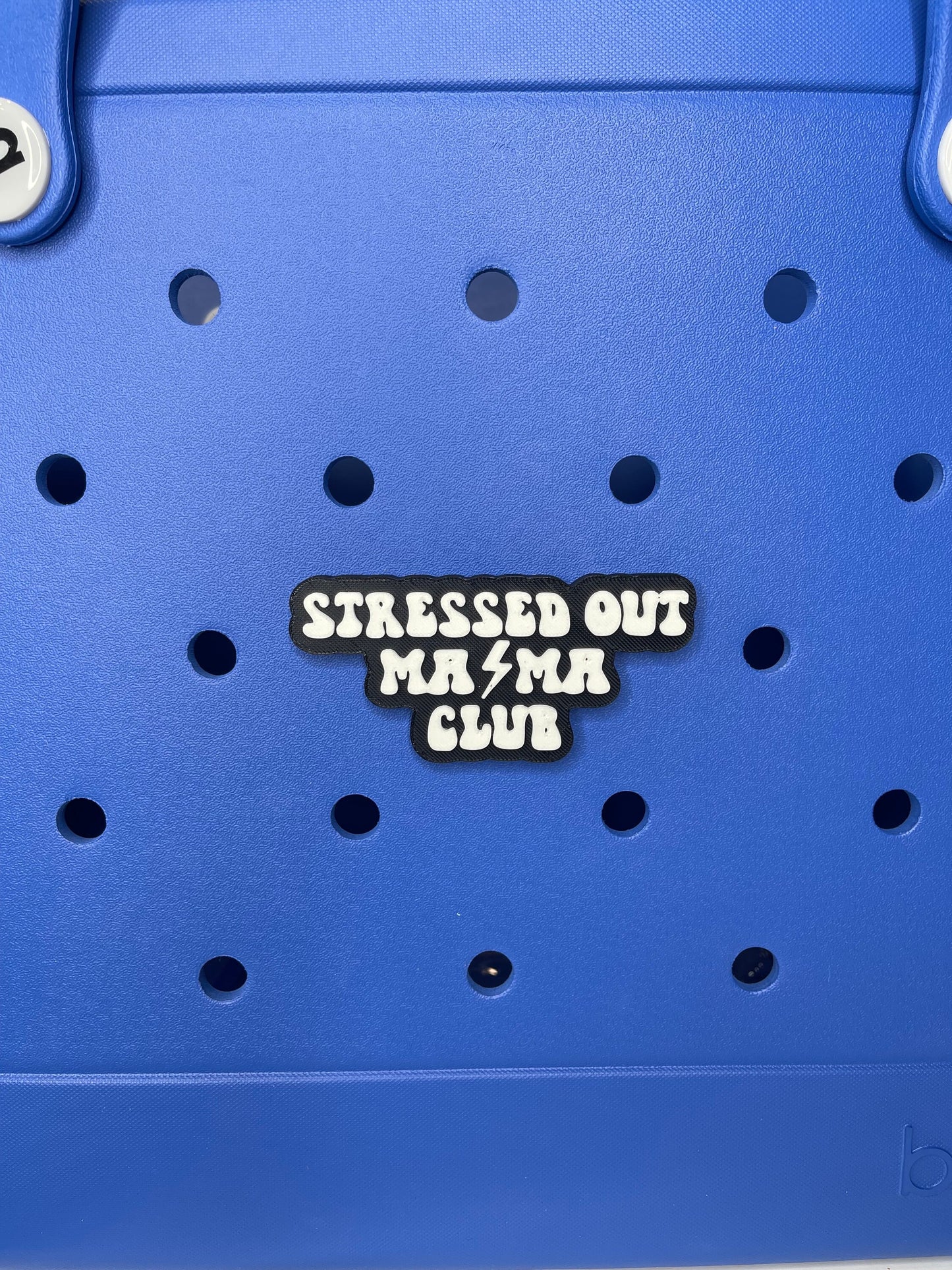 Stressed Out Mama Club Bogg Bag Charm, Bogg Bag Accessories, Bogg Bag Charms, Bogg Bag, Simply Southern Bag Charms