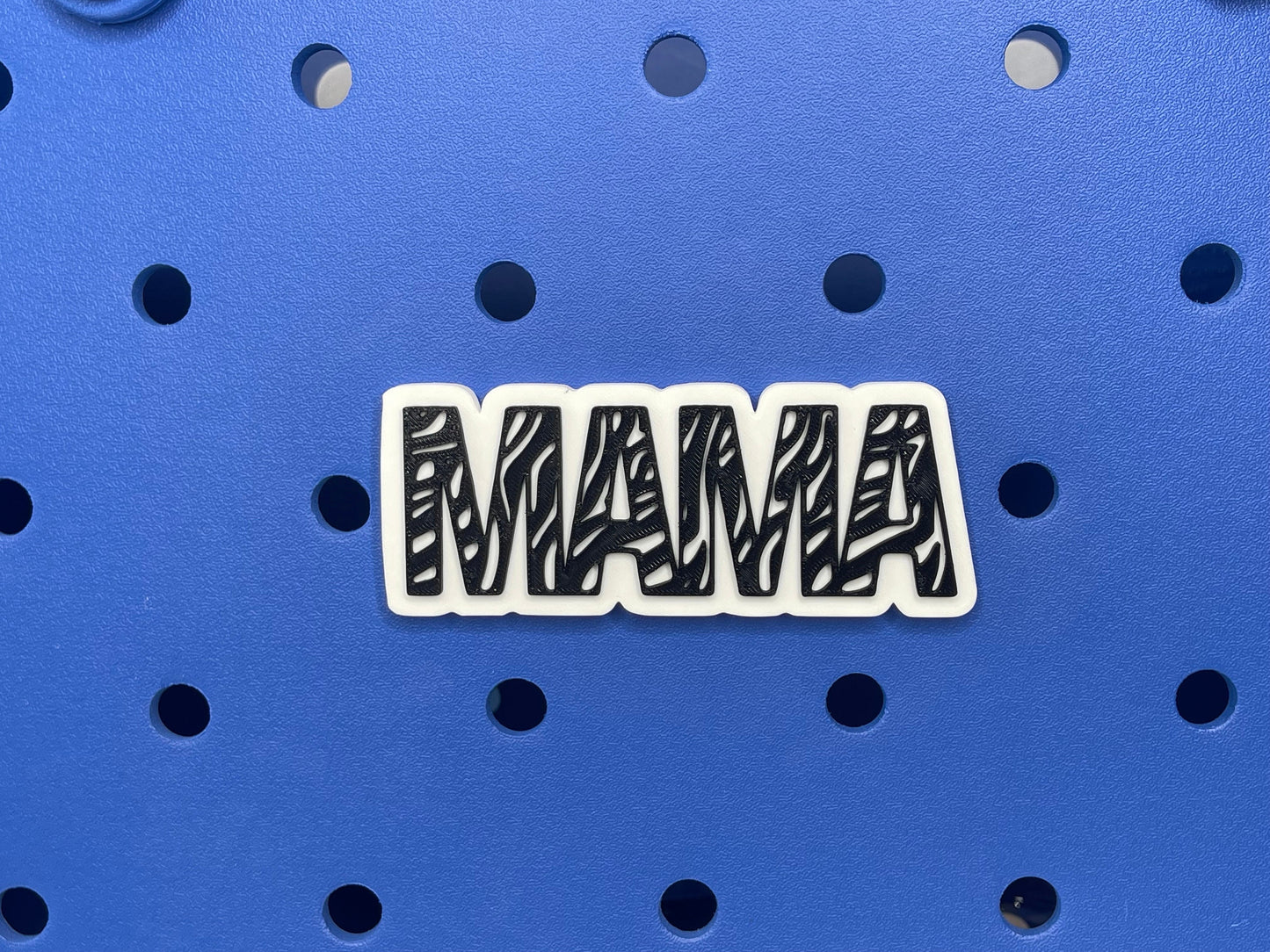 Zebra Print Mama Bogg Bag Charm | Bogg Bag Accessories | Bogg Bag | Simply Southern Bag Charms |