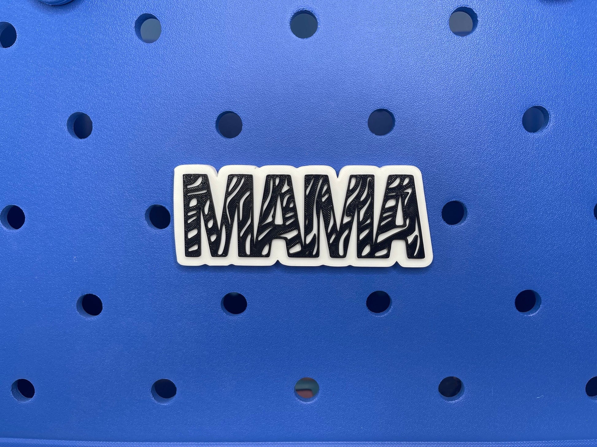 Zebra Print Mama Bogg Bag Charm | Bogg Bag Accessories | Bogg Bag | Simply Southern Bag Charms |