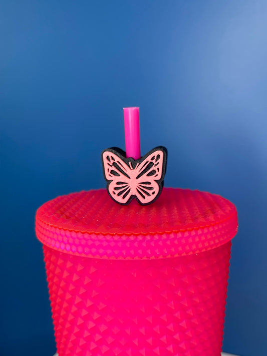 Butterfly Straw Topper | Cup Decorations | Straw Buddy