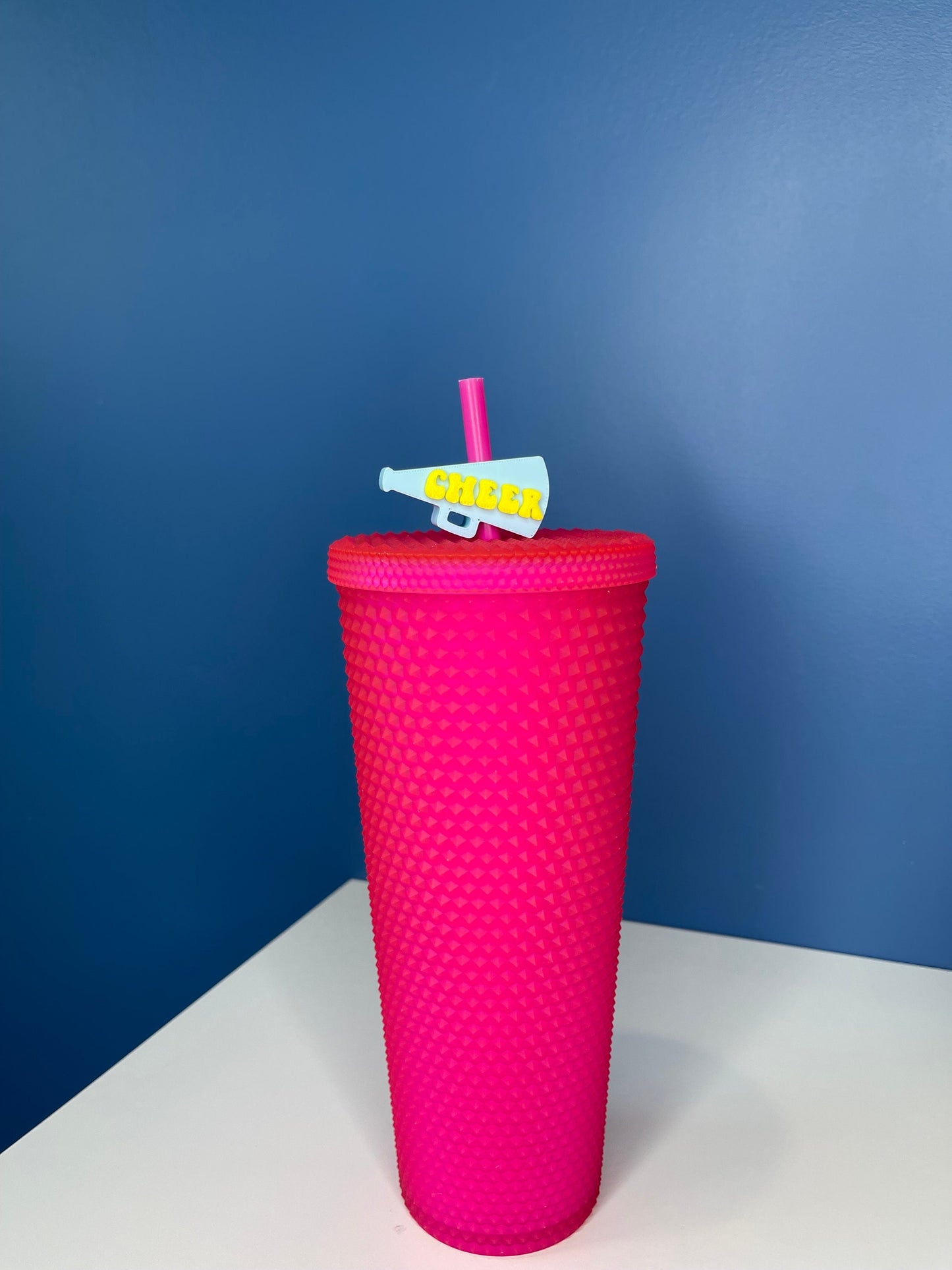 Cheer Straw Topper | Cup Decorations | Straw Buddy | Cheer