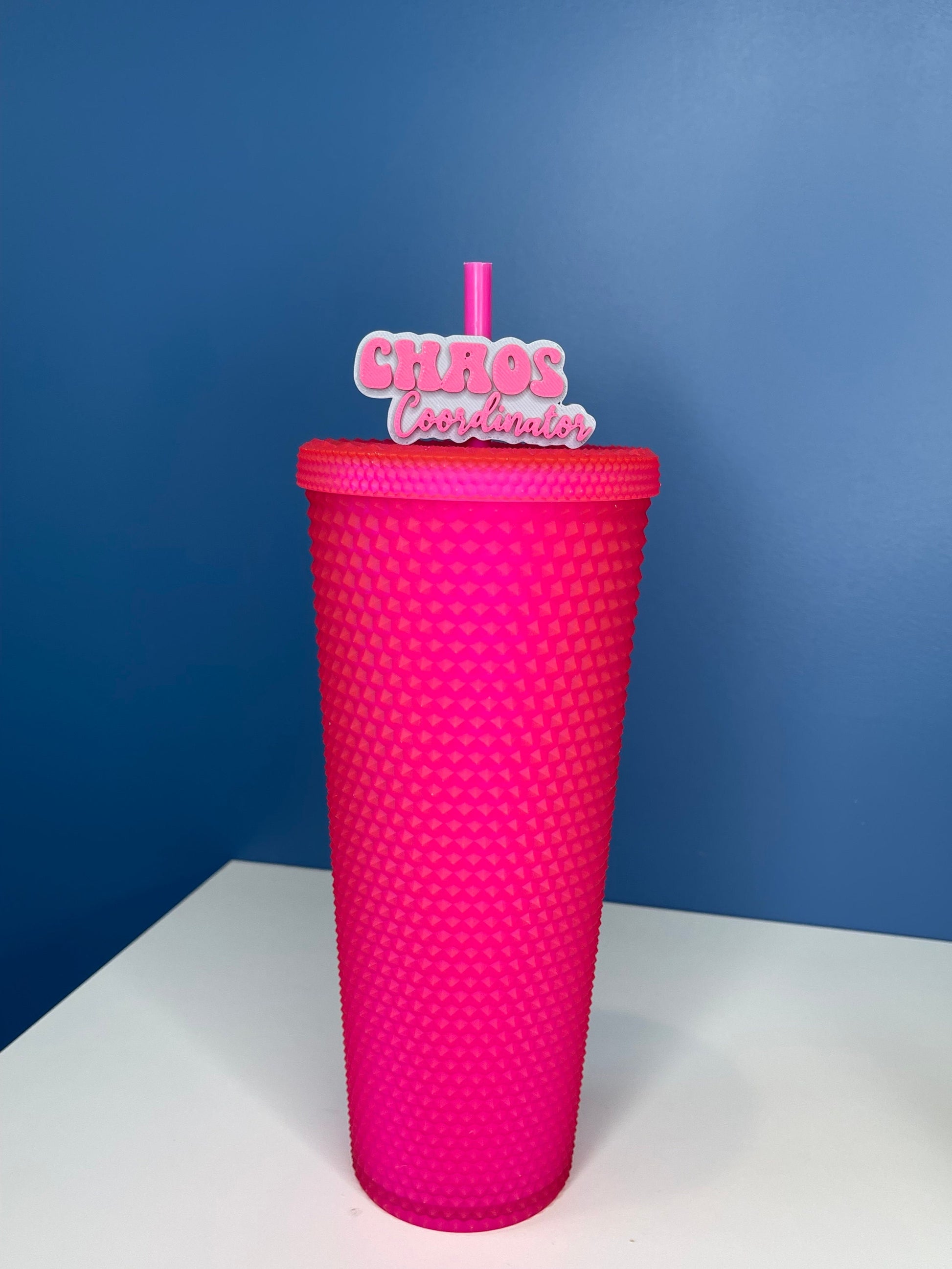 Chaos Coordinator Straw Topper | Cup Decorations | Straw Buddy | Mom Life