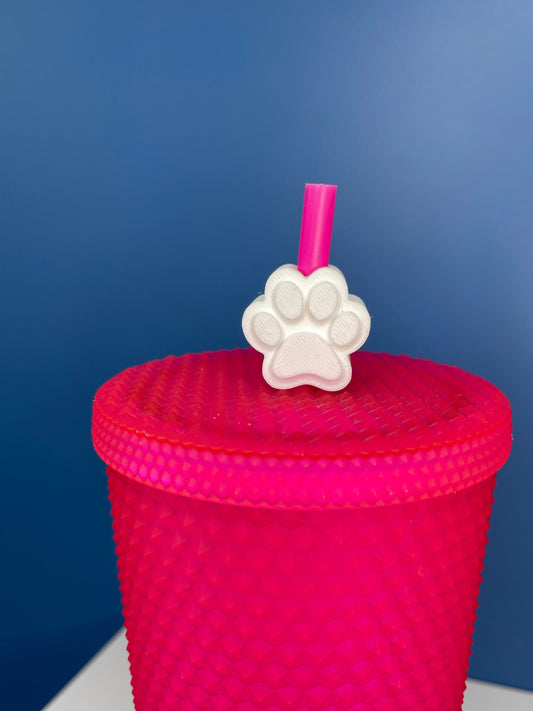 Paw Straw Topper | Cup Decorations | Straw Buddy | Dog/Cat Lover