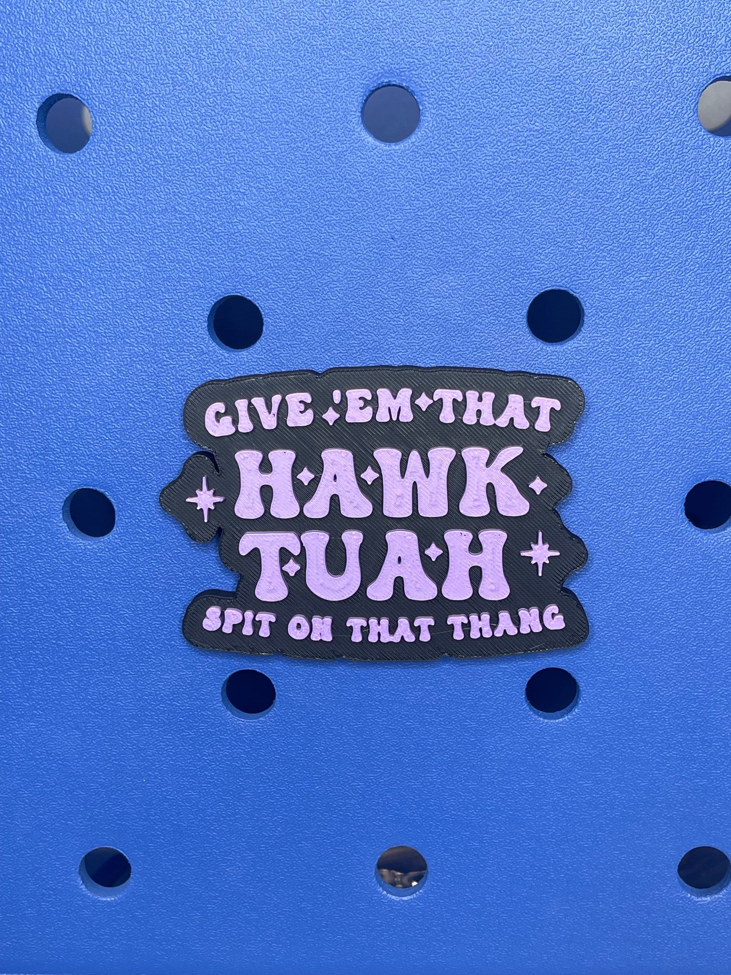 Hawk Tuah Bogg Bag Charm | Bogg Bag Accessories | Bogg Bag Charms | Bogg Bag | Simply Southern Bag Charms | Funny Charms