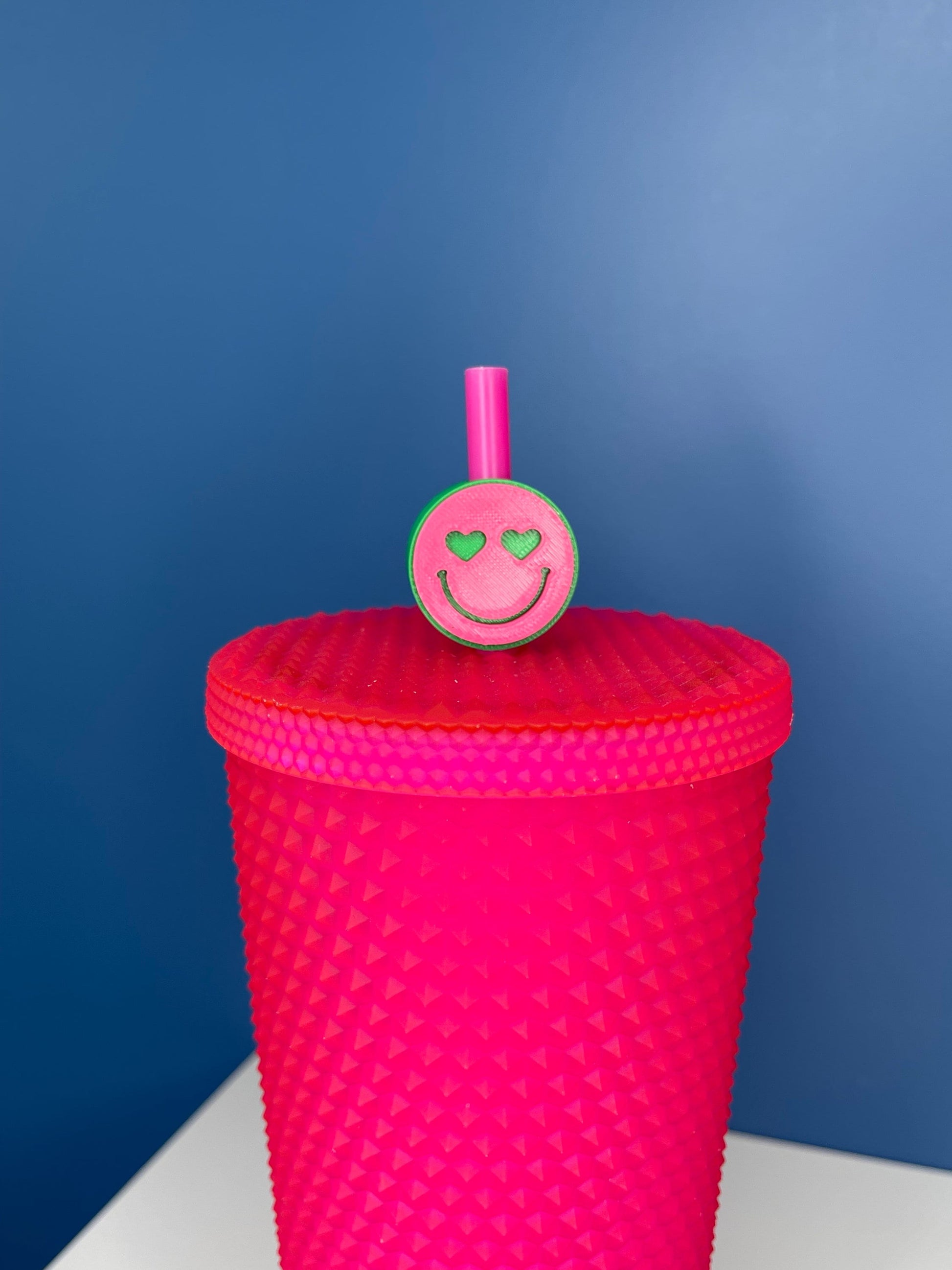 Heart Eyes Straw Topper | Cup Decorations | Cute Straw Buddy