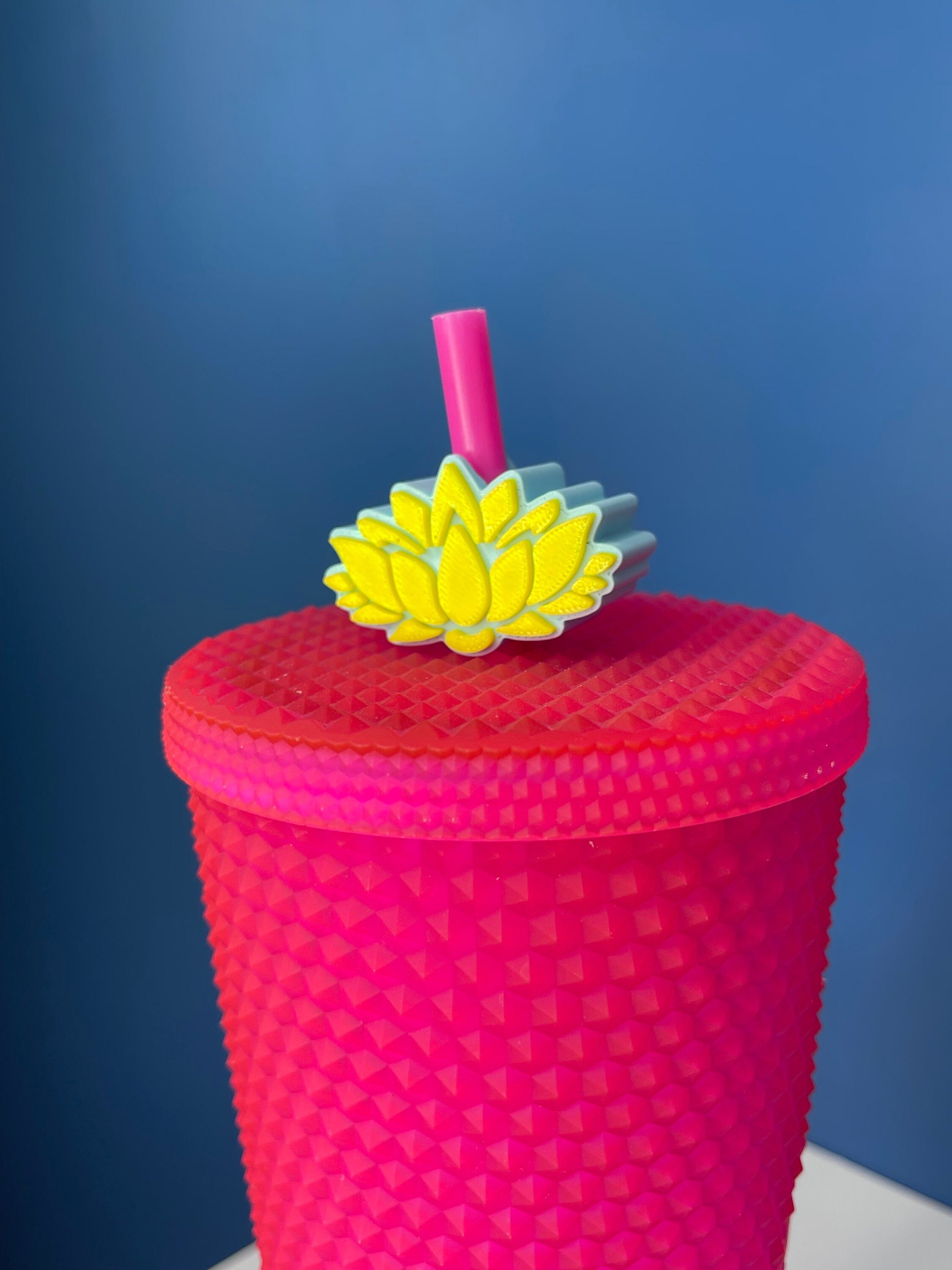 Lotus Straw Topper | Cup Decorations | Straw Buddy