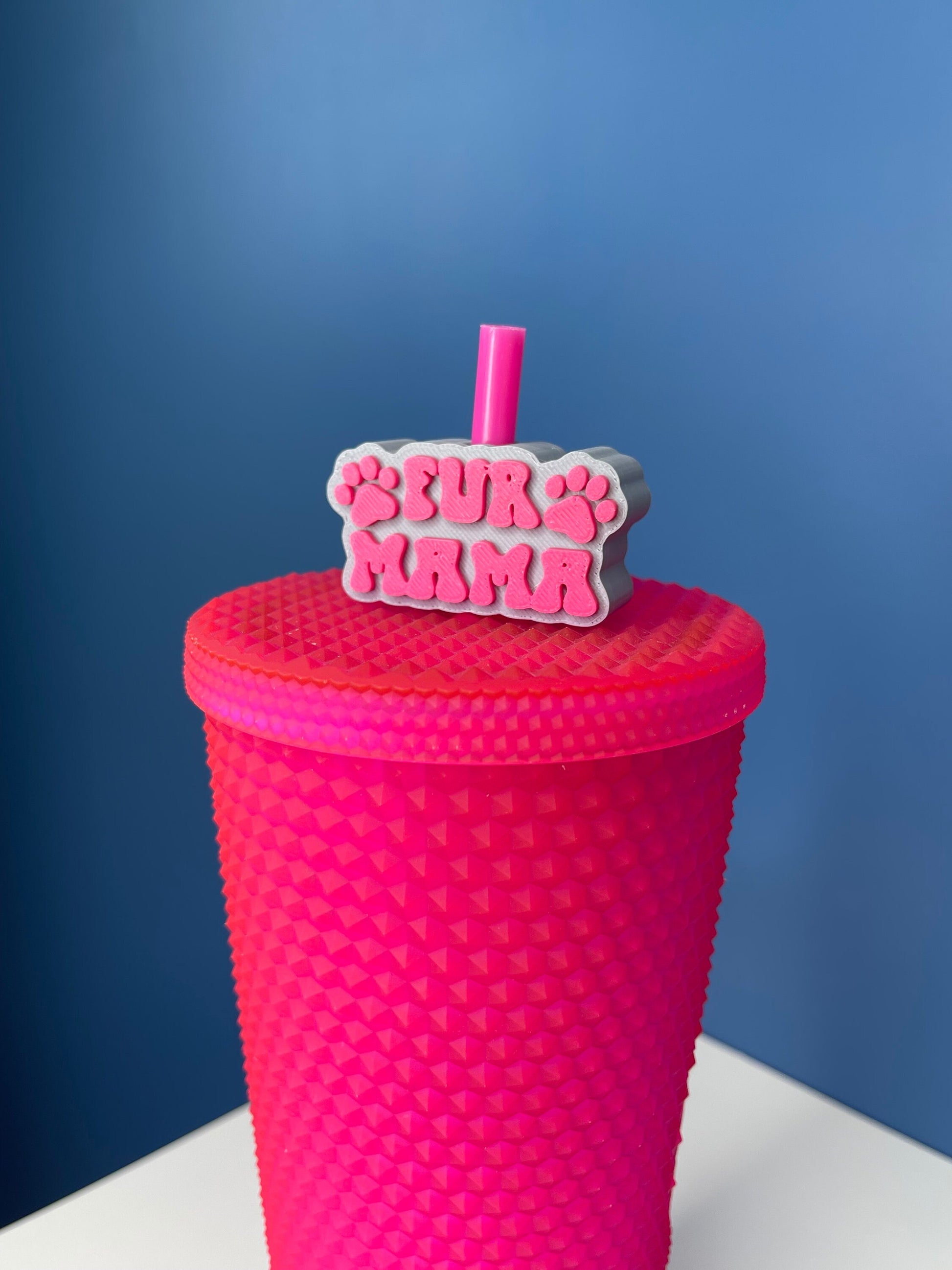 Fur Mama Straw Topper | Cup Decorations | Animal Lover | Dog/Cat