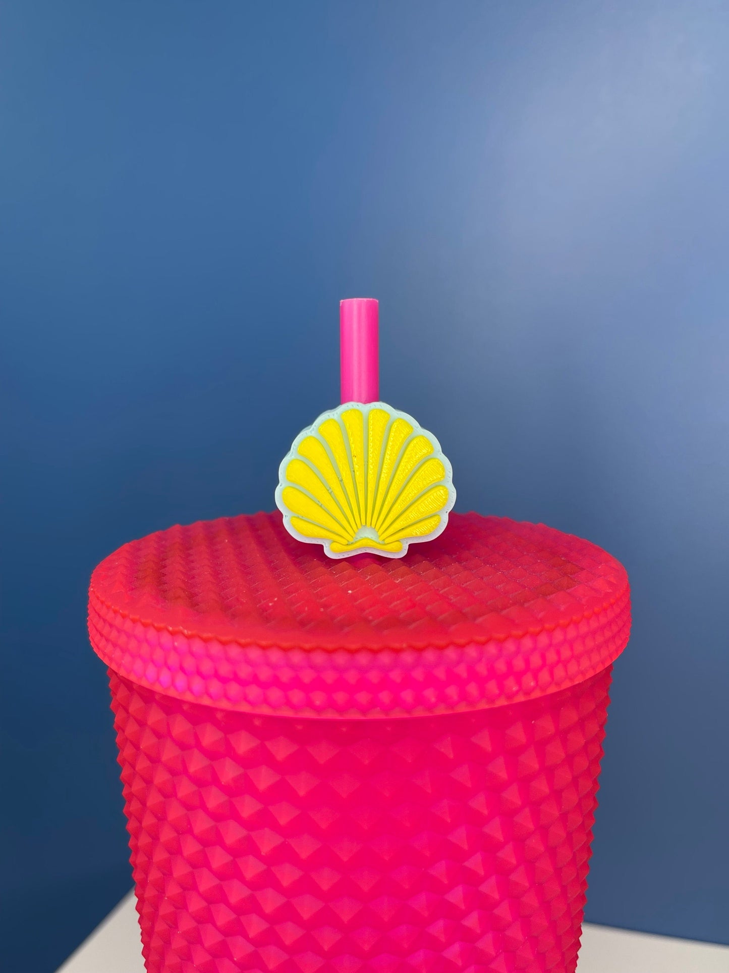 Seashell Straw Topper | Cup Decorations | Straw Buddy | Beach Fun