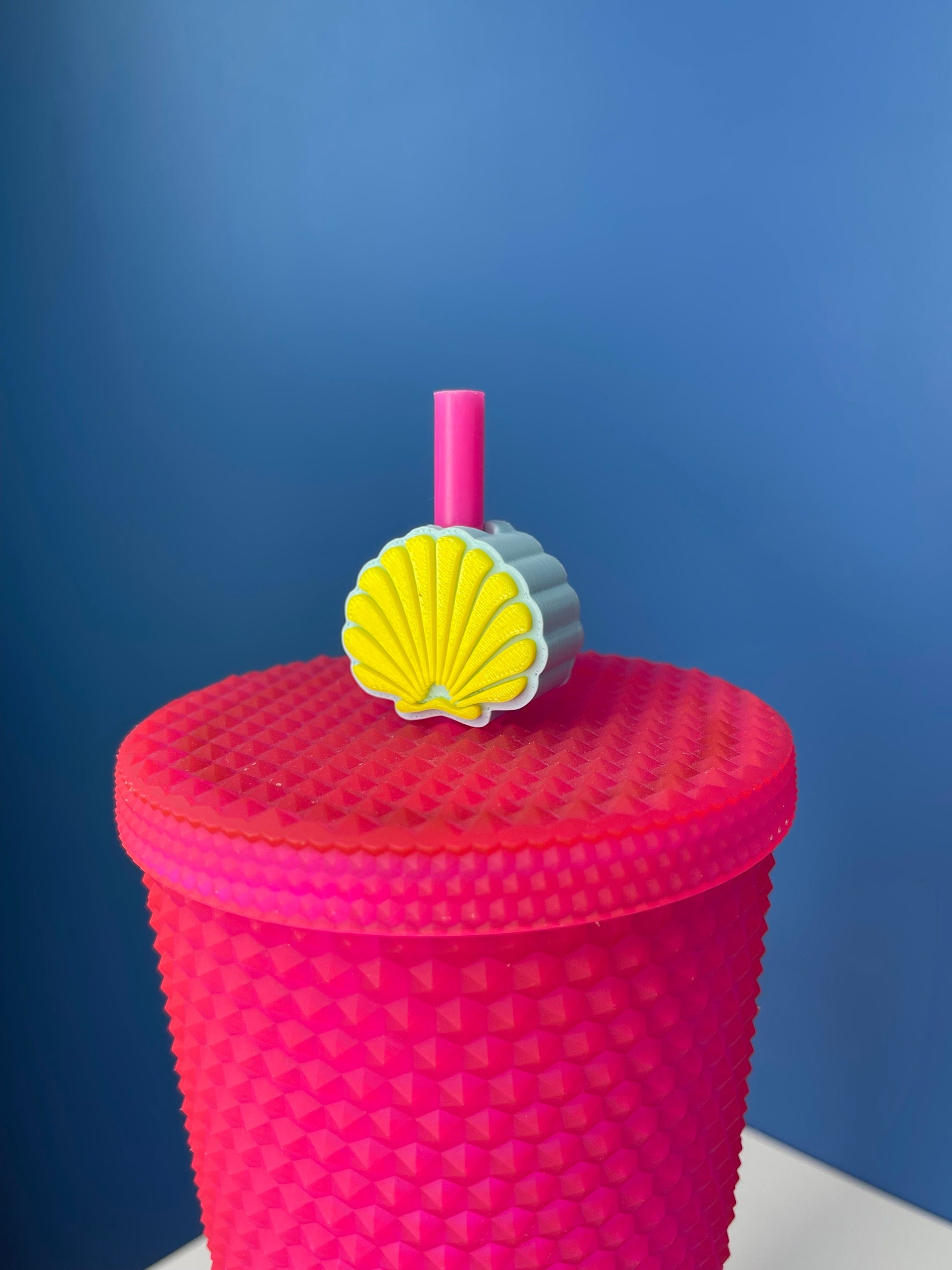 Seashell Straw Topper | Cup Decorations | Straw Buddy | Beach Fun