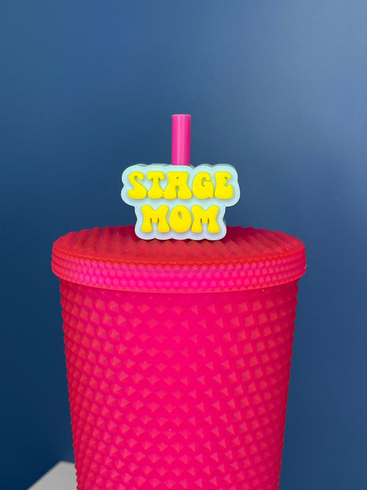 Stage Mom Straw Topper | Cup Decorations | Straw Buddy | Dance Mom