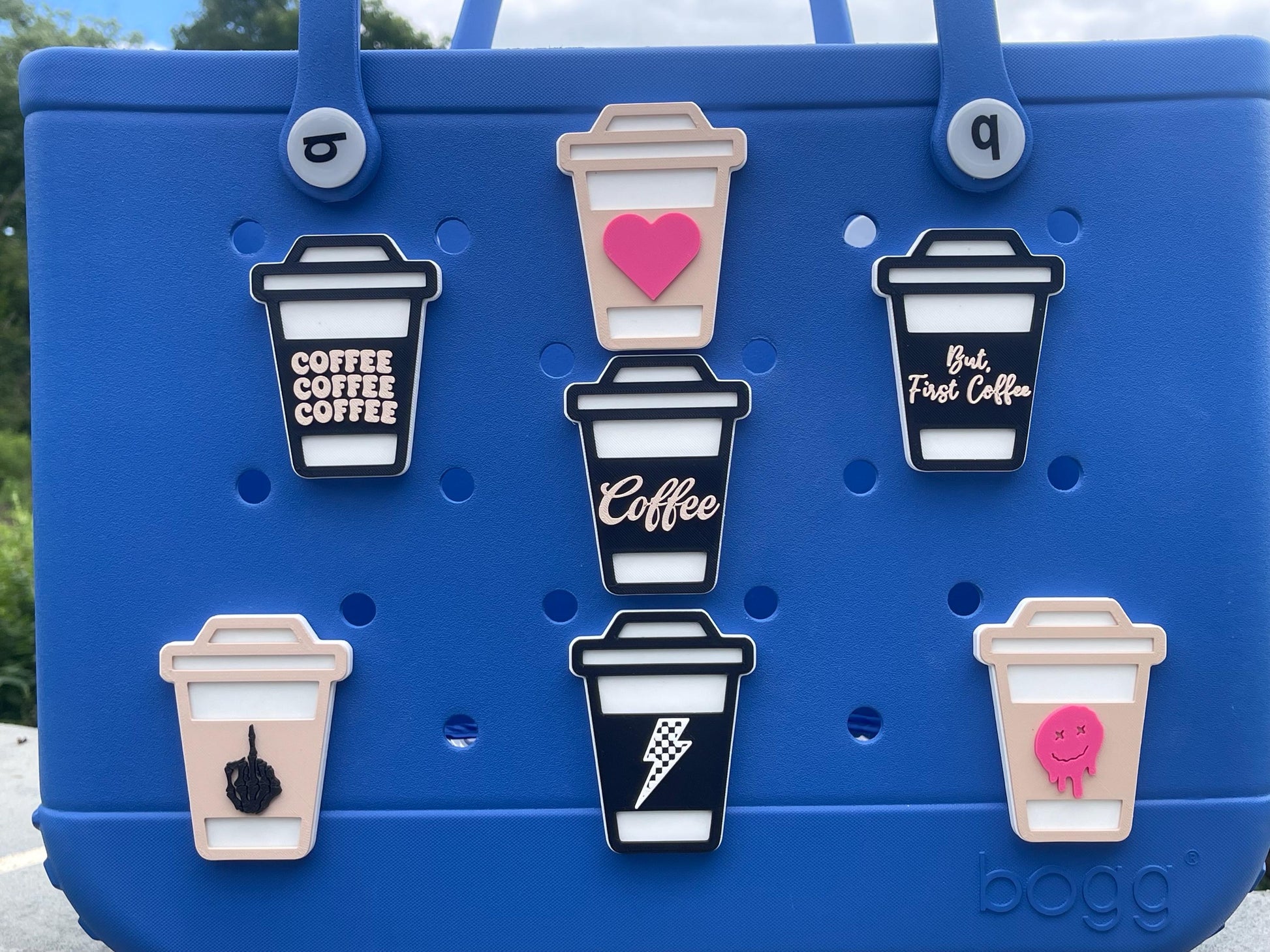 But, First Coffee Bogg Bag | Bogg Bag Accessories| Bogg Bag Charms | Simply Southern Bag Charms | Coffee Lover Gifts