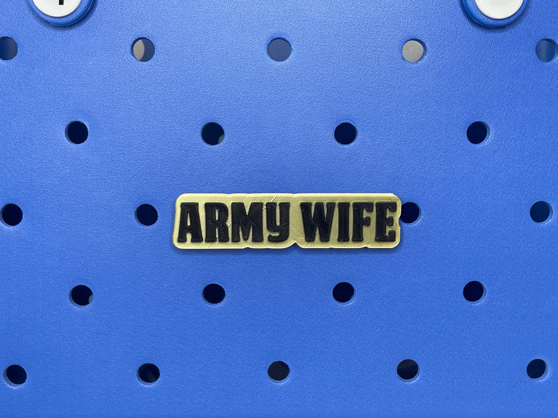 Army Wife Bogg Bag Charms | Bogg Bag Accessories | Bogg Bag Charms | Bogg Bag | Army Wife Bogg Bits