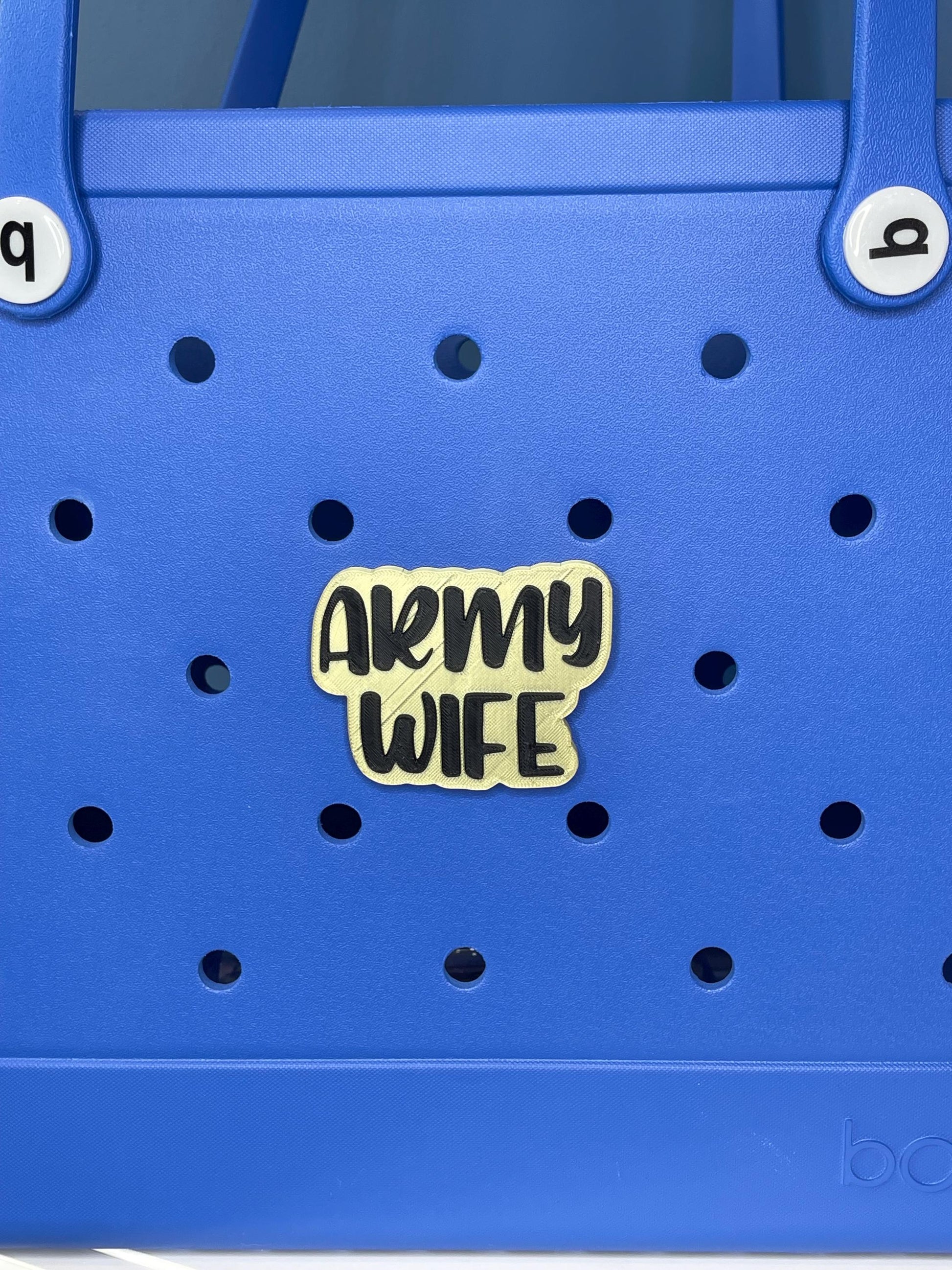 Army Wife Bogg Bag Charms, Bogg Bag Accessories, Bogg Bag Charms, Bogg Bag, Army Wife Bogg Charms