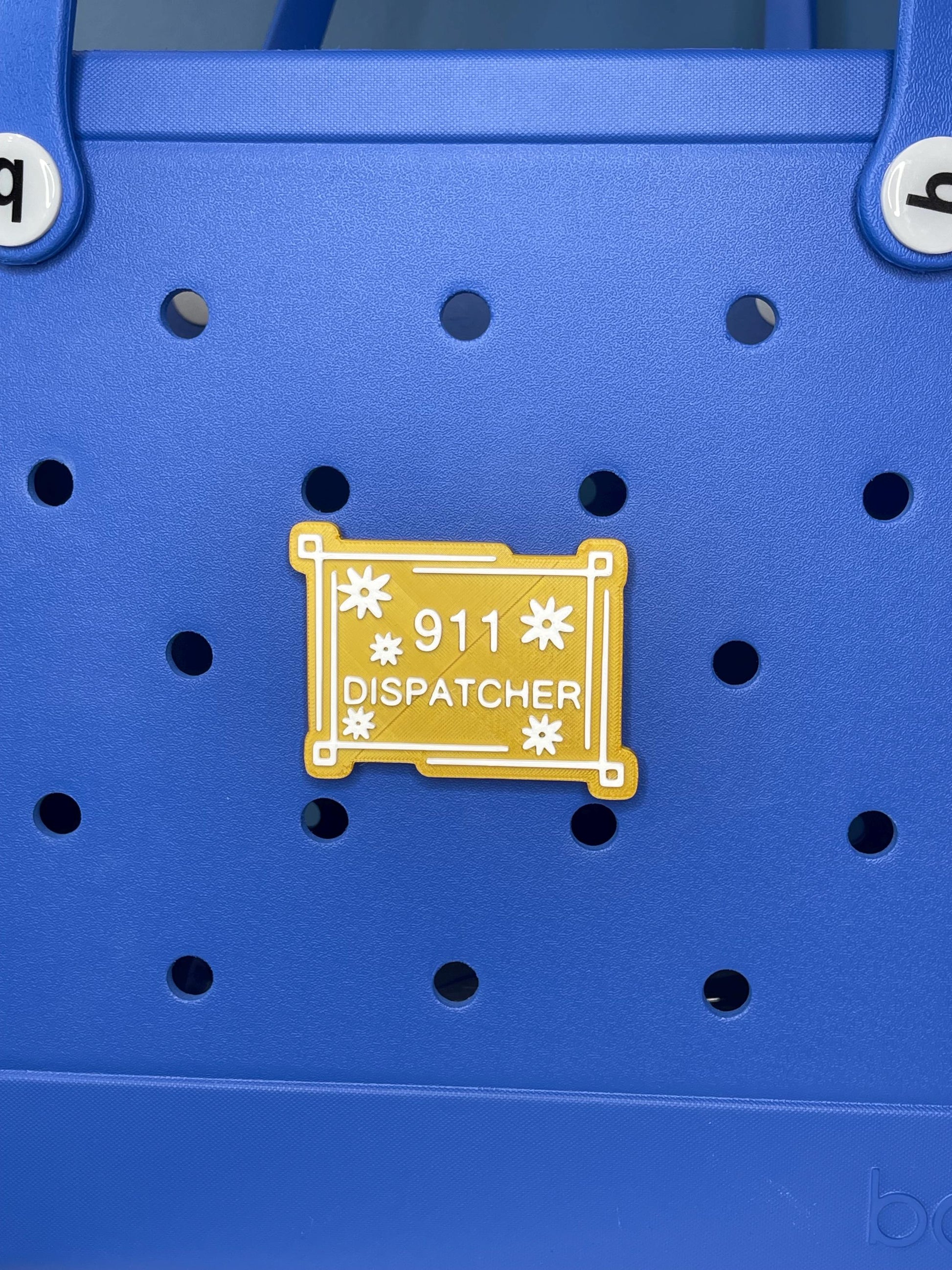 911 Dispatcher Bogg Bag Charms | Bogg Bag Accessories | Bogg Bag Charms | Bogg Bag | Dispatcher Charms
