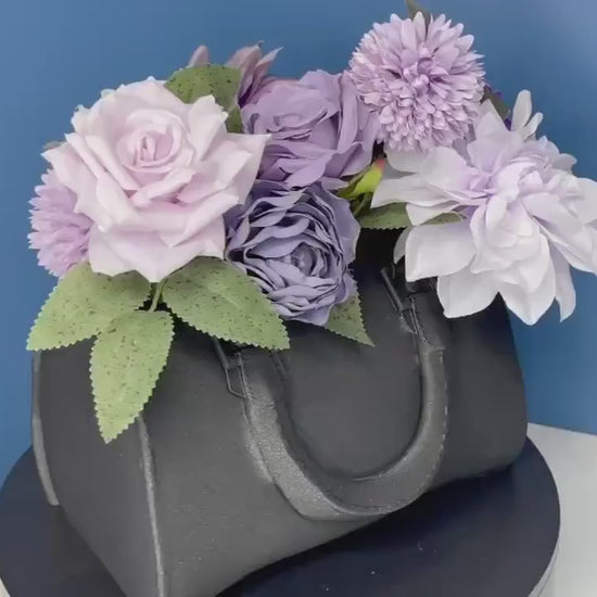 Personalized Purse Flower Vase | Luxury Bag | Handbag Planter | Flower Plant Vase