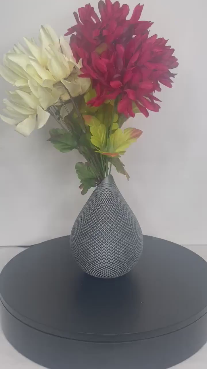 Bee Hive Vase, Artificial Flowers, Dried Flowers Vase, Home Gifts, Housewarming Gifts, Textured Geometric Vae