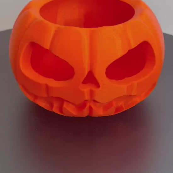 Jack-O-Lantern, Candle Holder, Pumpkin Decor, Halloween, Gag Gift, Desk Decor, Home Decor