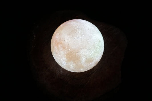 Moon, Moon Lamp, Moon Decor, Textured Full Moon, Full Moon, Witchy Home Decor