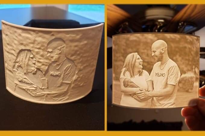 Custom Photo, Lithophane, Personalized Image, Lithophane Picture