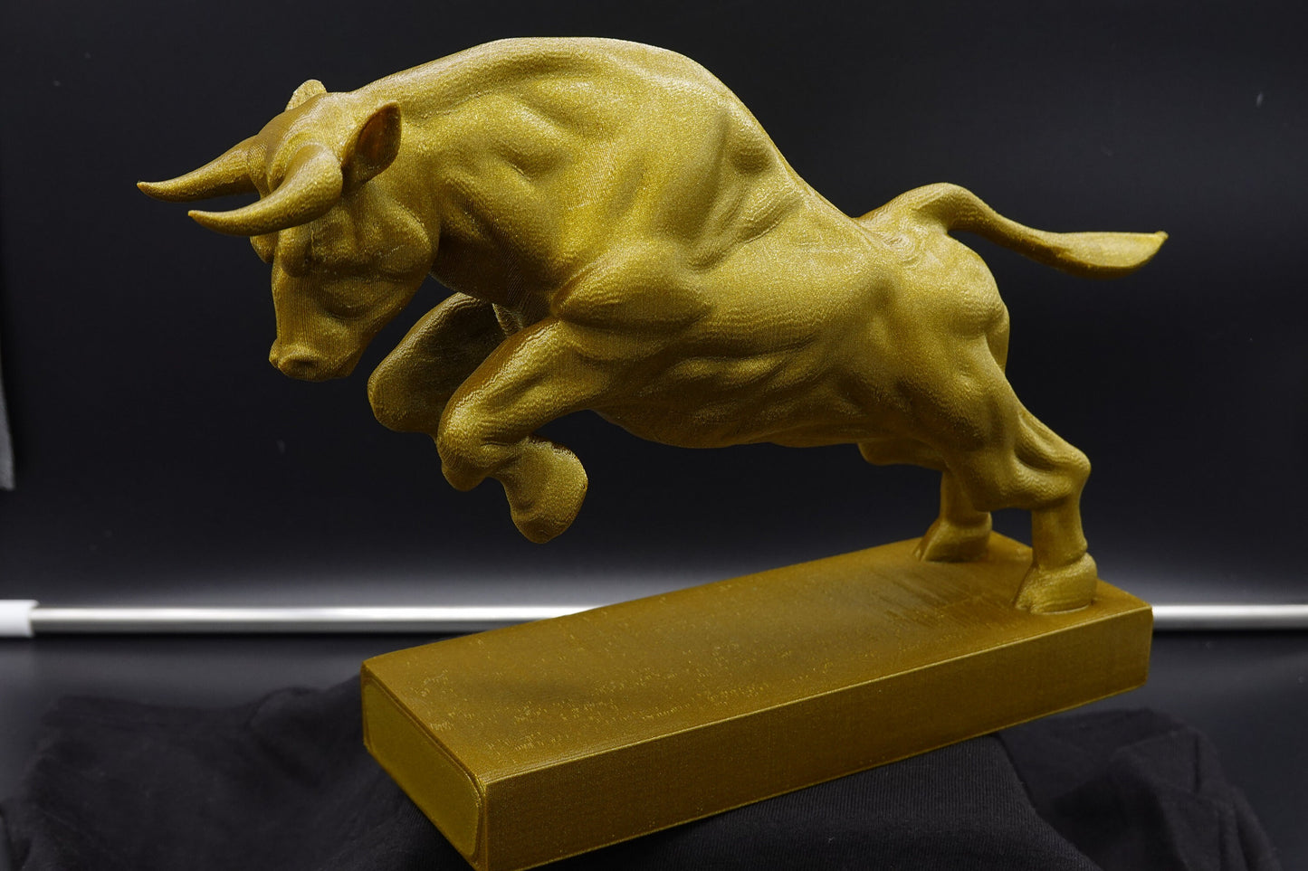 Charging Bull, Bull Horns, Taurus Gifts, Charging Bull Art