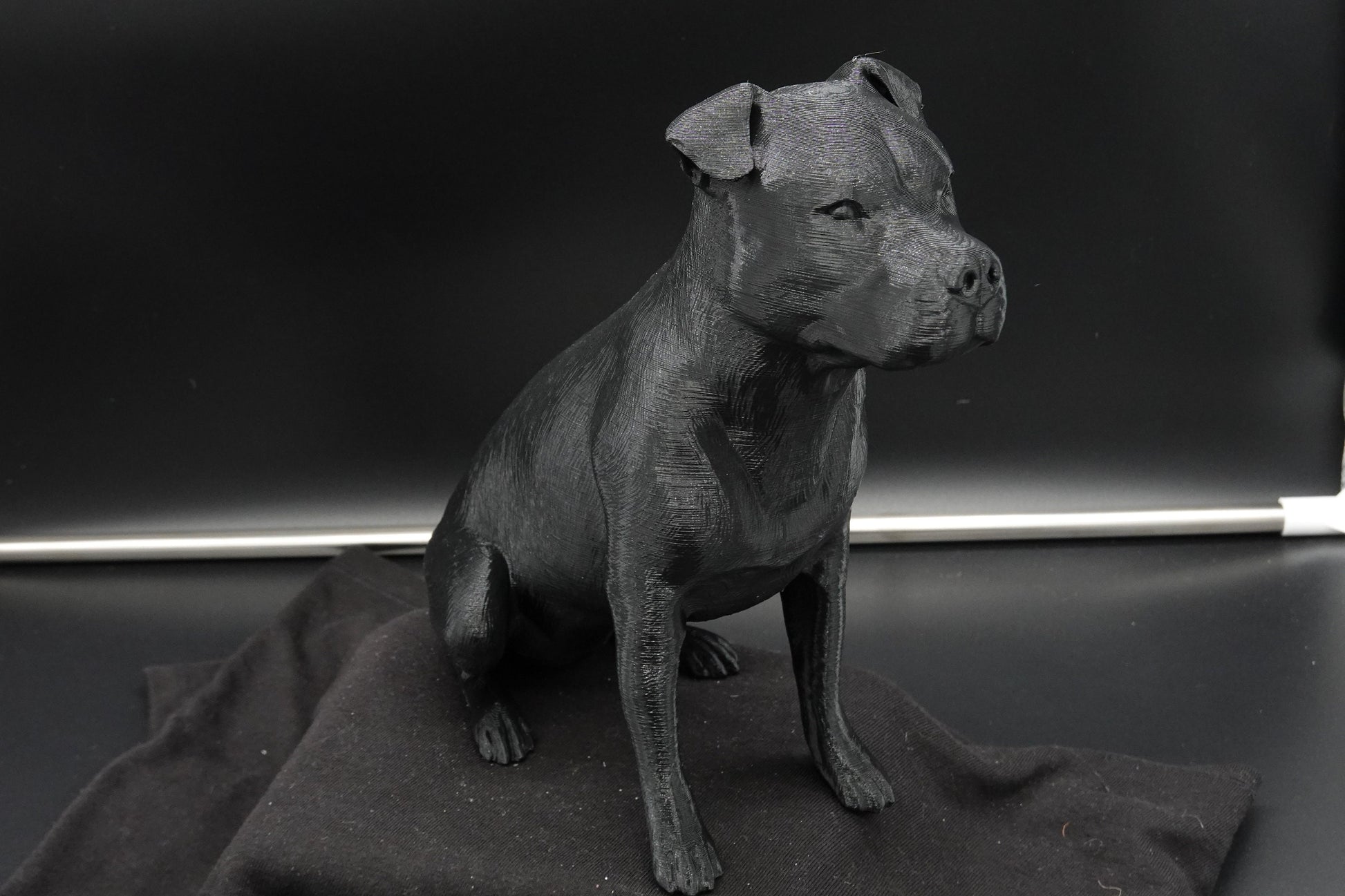 Pitbull with Ears, Pitbull Gifts, Pitbull Mom, Pittie Mom, Pitbull Statue,