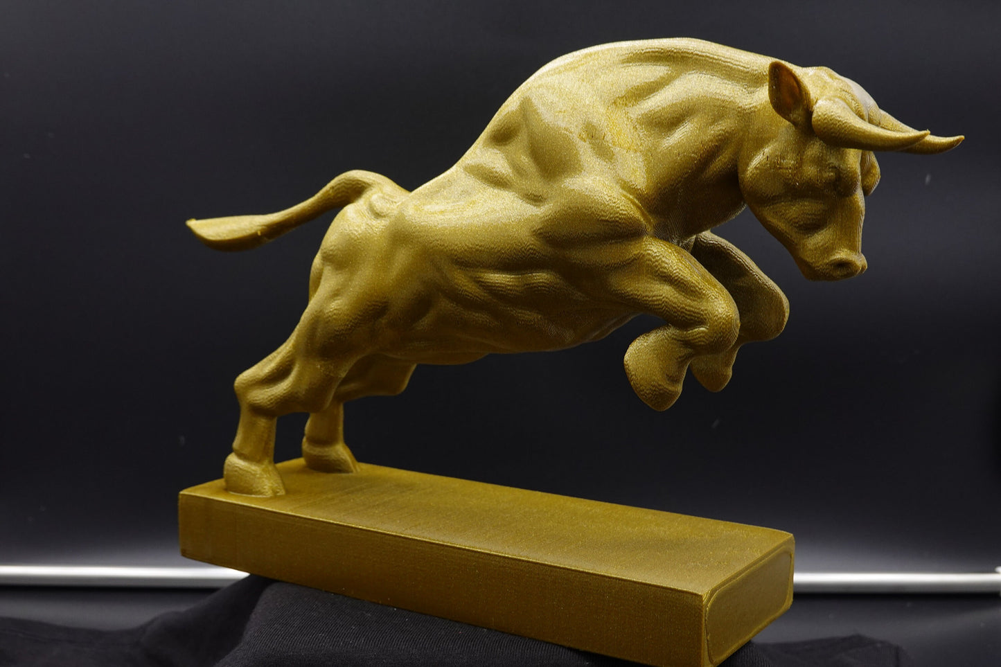 Charging Bull, Bull Horns, Taurus Gifts, Charging Bull Art