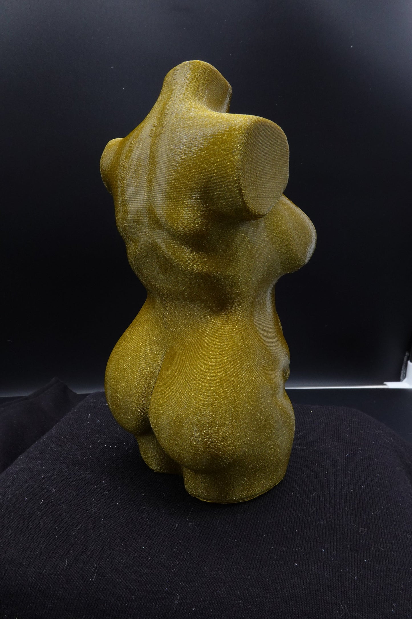 Naked Plus Size Woman, Silhouette Sculpture, Woman Body Statuette, Nude Female Torso Figurine