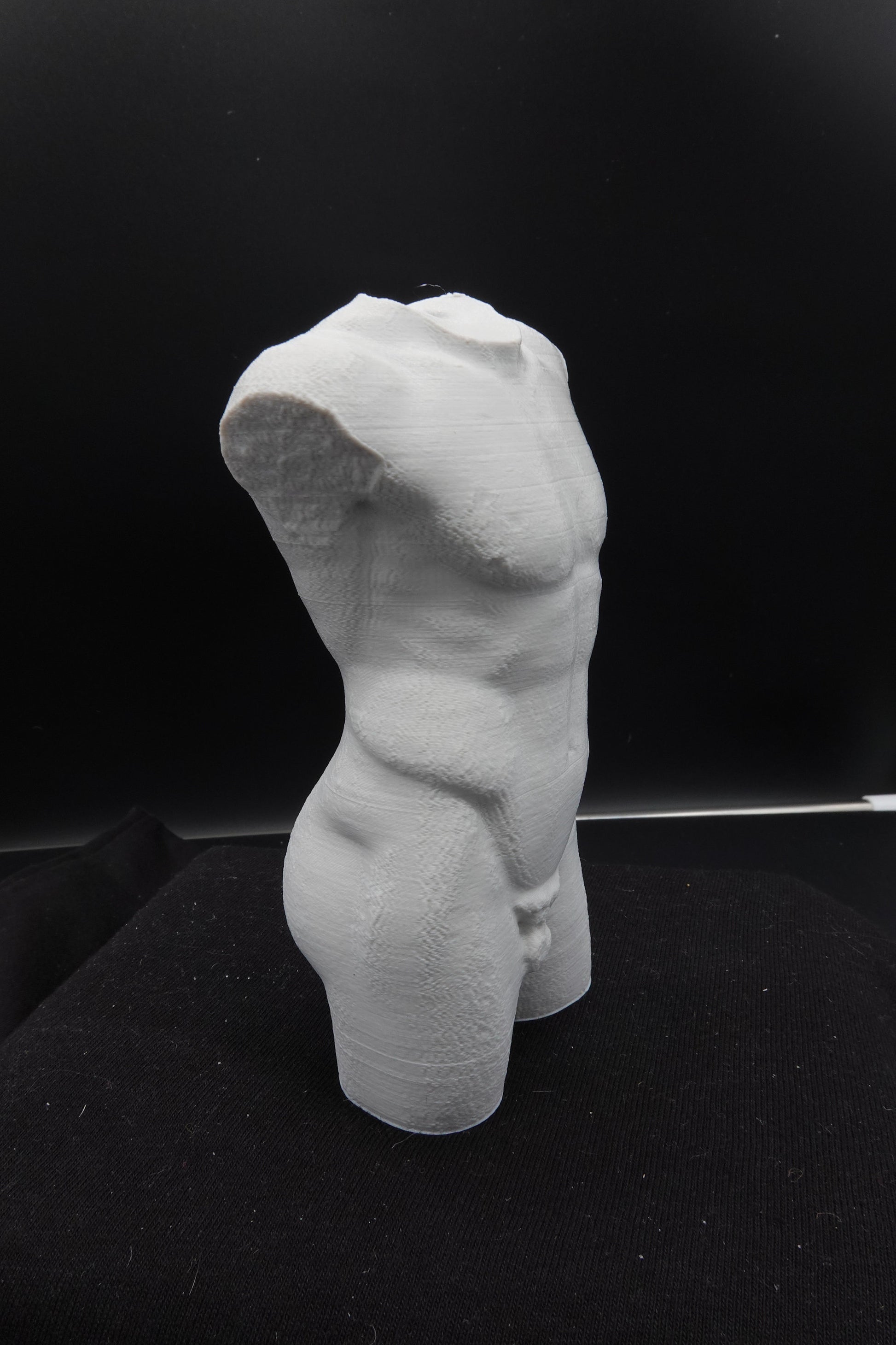 Male Torso Sculpture, Naked Male Statuette, Nude Male Body Figurine, Male Body