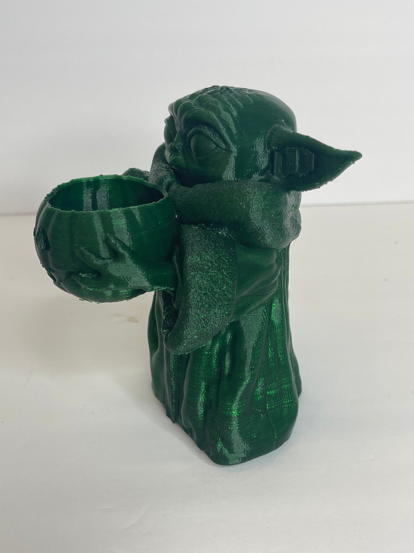 Yoda holding Pumpkin, Halloween Decor, Halloween Party, Gag Gifts