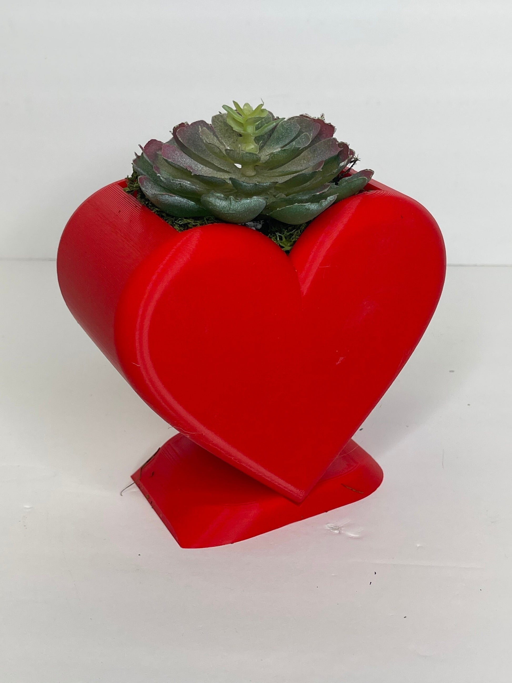 Heart Succulent Planter, Pots for Plants, Heart Flower Vase